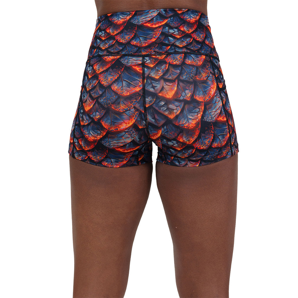 Molten Dragon Men's Athletic Shorts - Lightweight Quick-Dry Gym Workout Running Basketball Shorts for Men - Perfect for Training, Sports & Casual Wear