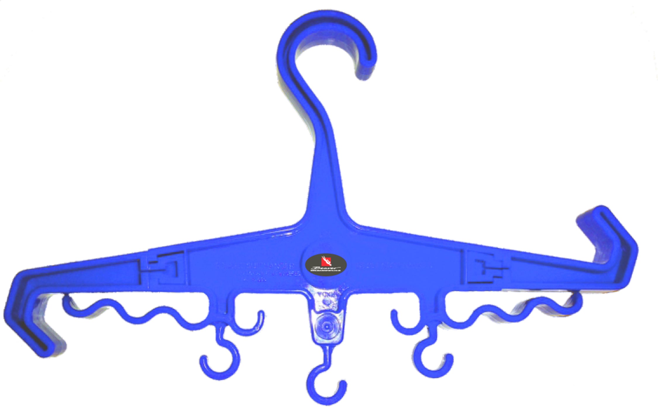 Beaver Blue Heavy Duty Equipment Hanger - Durable Wall Mount Hook for Tools, Hats & Gear - Perfect for Garage, Workshop & Outdoor Storage