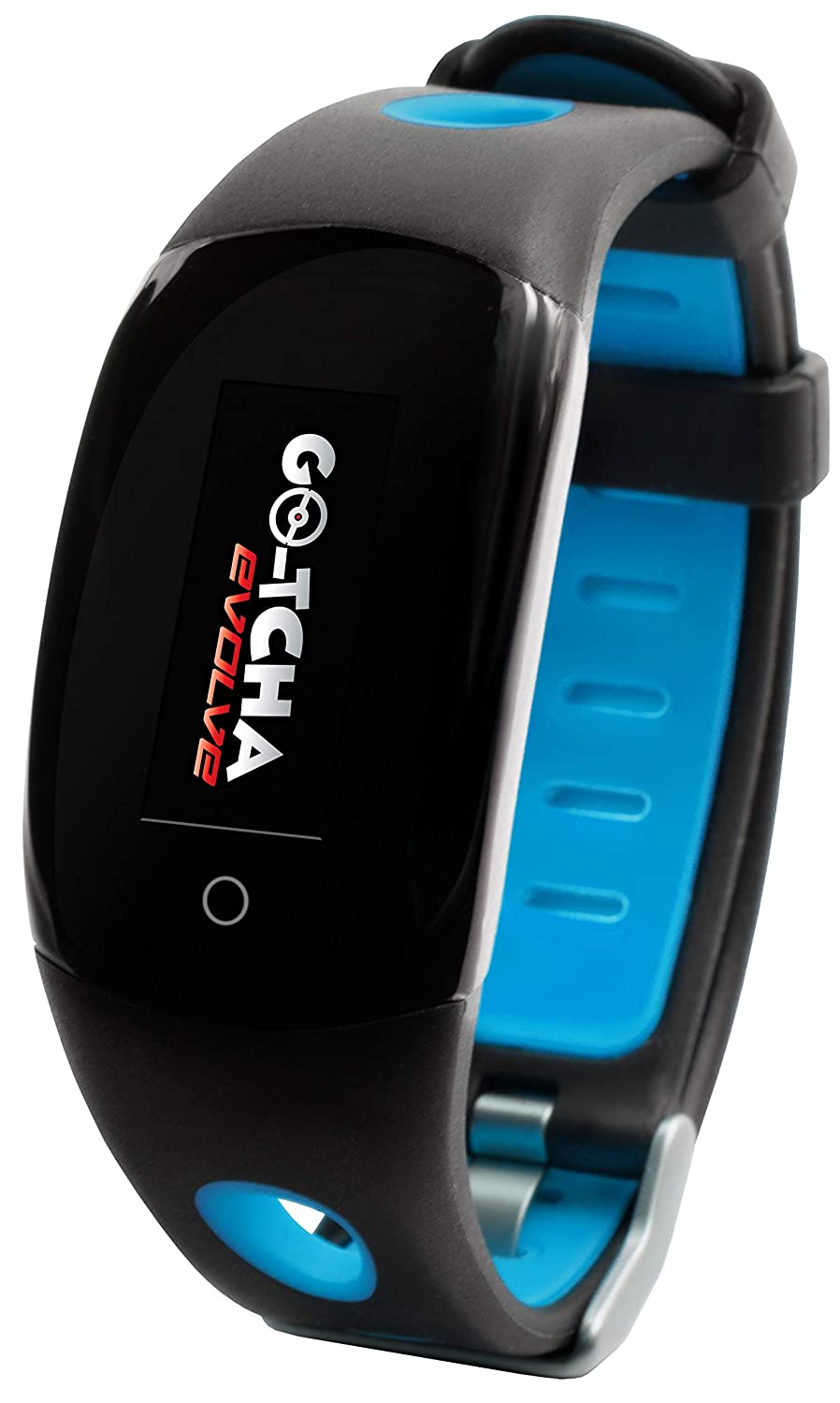 Pokemon Go Plus + TCHA Evolve LED Touch Wristband - Auto Catch & Spin Pokestops - Compatible with iPhone & Android - Blue/Black - Perfect for Gaming, Walking & Outdoor Adventures