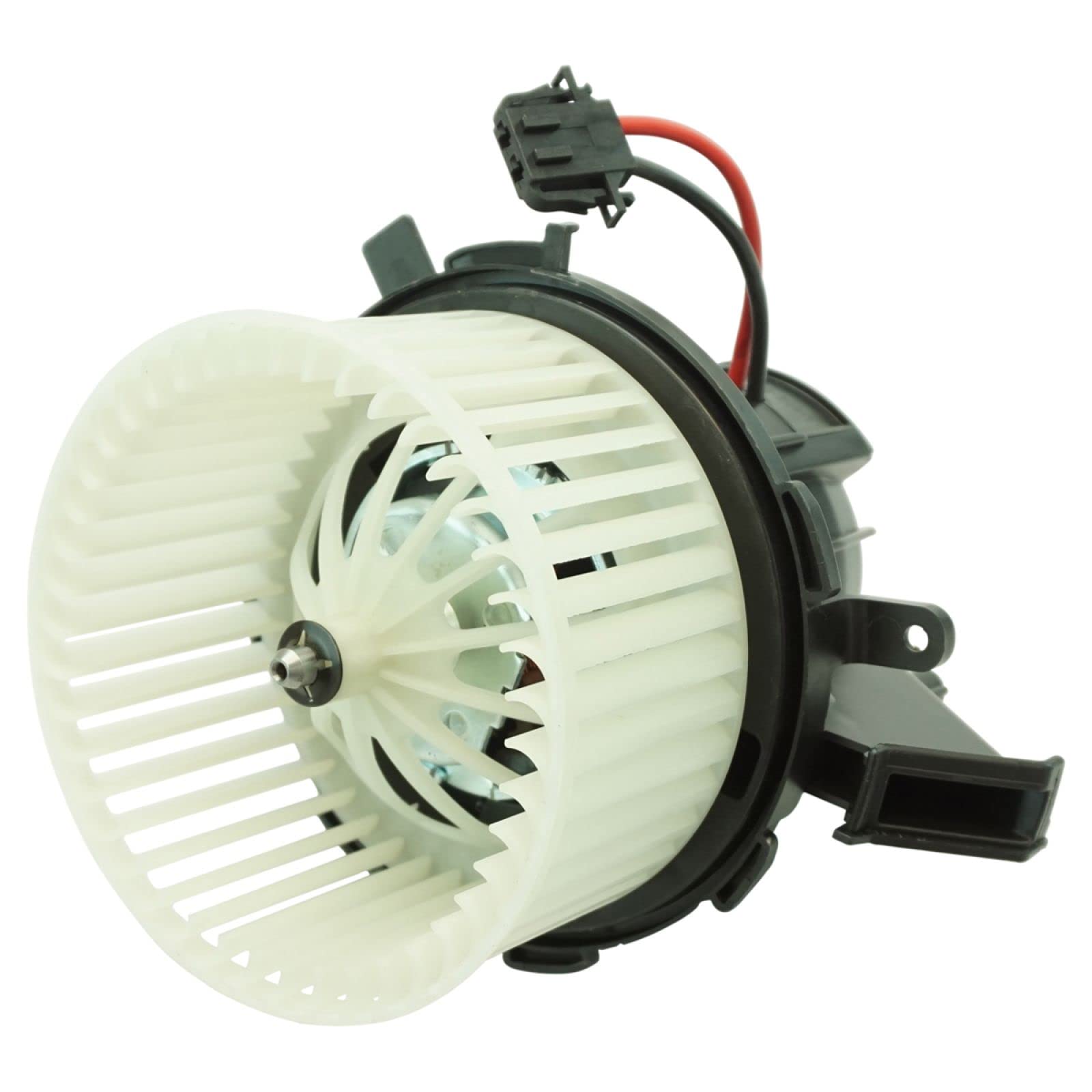 TRQ HVAC Blower Heater Motor Assembly with Wheel Compatible with Audi A4 A5 Q5 S4 S5 - Replacement Part for Cabin Air Heating & Cooling System