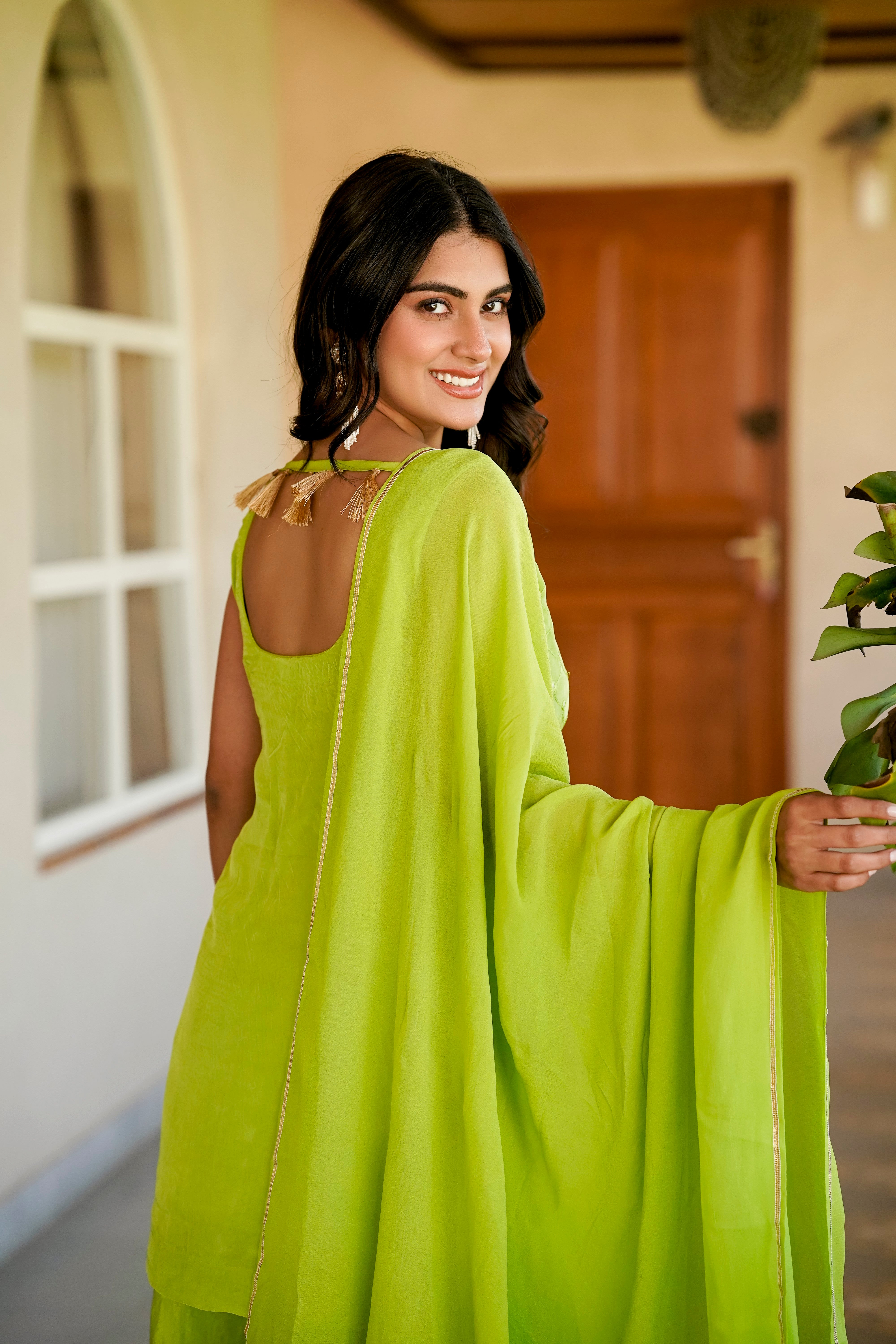 Mehendi Mystique Suit Set - Elegant Indian Bridal Wear for Weddings & Festivals | Perfect for Sangeet, Mehendi & Reception Ceremonies