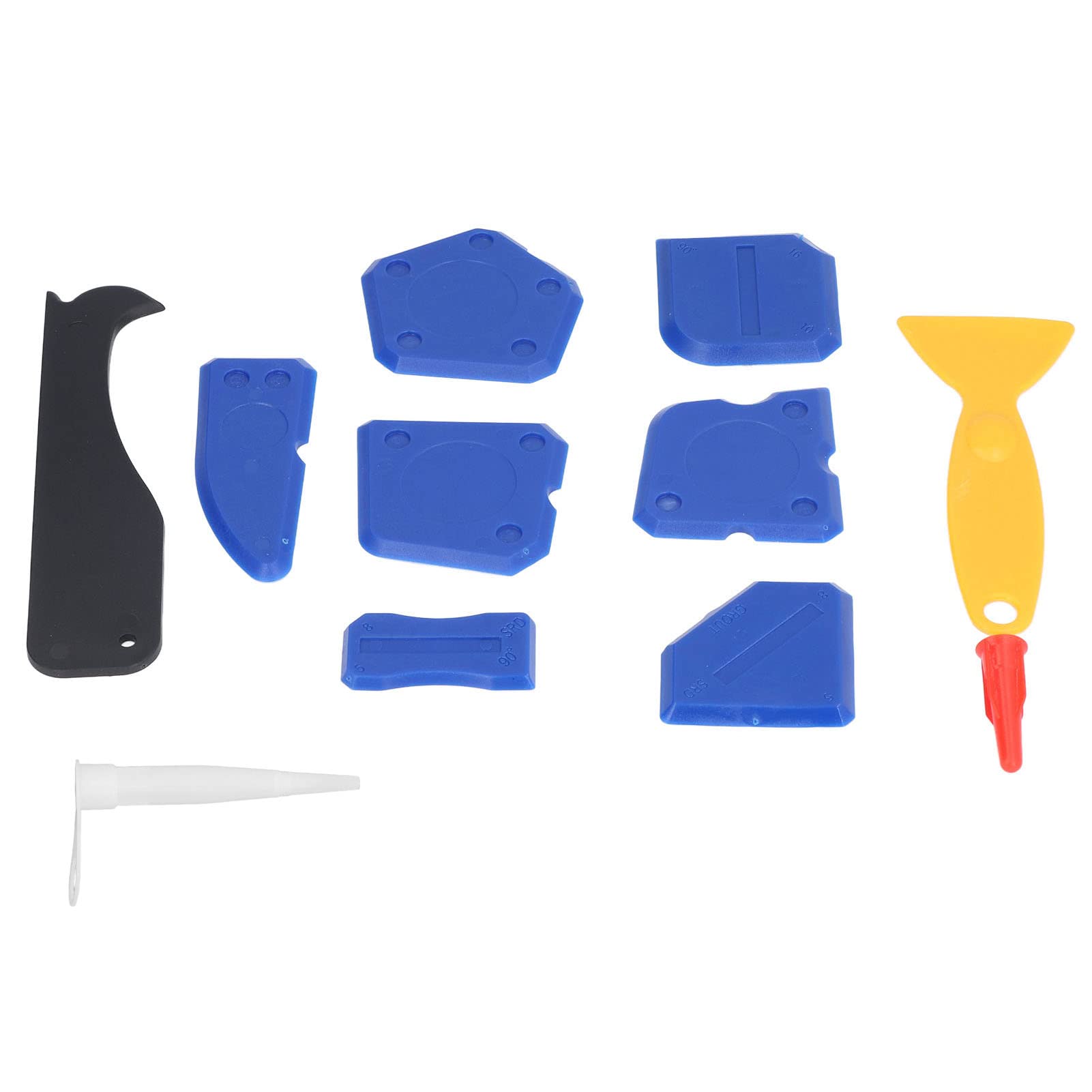 High Strength ABS Plastic Scraper Plate Set - Lightweight, Multifunctional Sealing Tool for Efficient Dirt Removal (Multiple Sizes) - Perfect for Home Cleaning, DIY Projects & Surface Maintenance