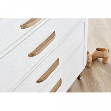 Mondrian Champagne Bronze Drawer Pulls - Elegant Cabinet Hardware for Kitchen & Bathroom - Modern Handle for Dressers, Cabinets, and Furniture (Set of 10) - Perfect for Home Renovation & DIY Projects