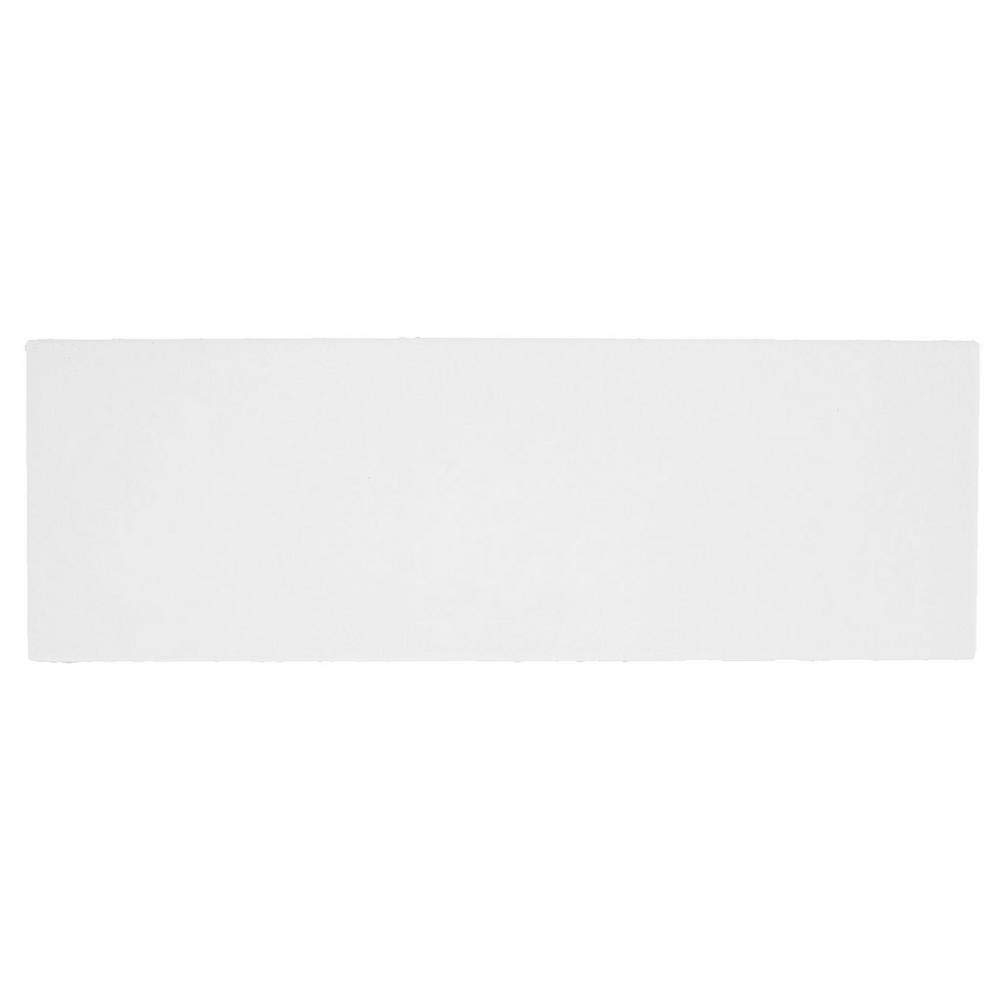 Pure White Glossy Ceramic Subway Tile - 6x18 Inch Backsplash & Bathroom Wall Tile | Vogue Brand Italian Design (10 Sq Ft Box) - Perfect for Kitchen, Shower, and Modern Home Decor