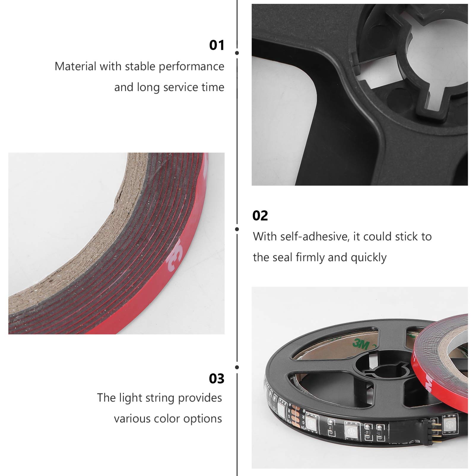 Electric Scooter LED Light Strip Kit - Waterproof Decorative Lighting Accessories for Scooter Customization & Night Riding Safety