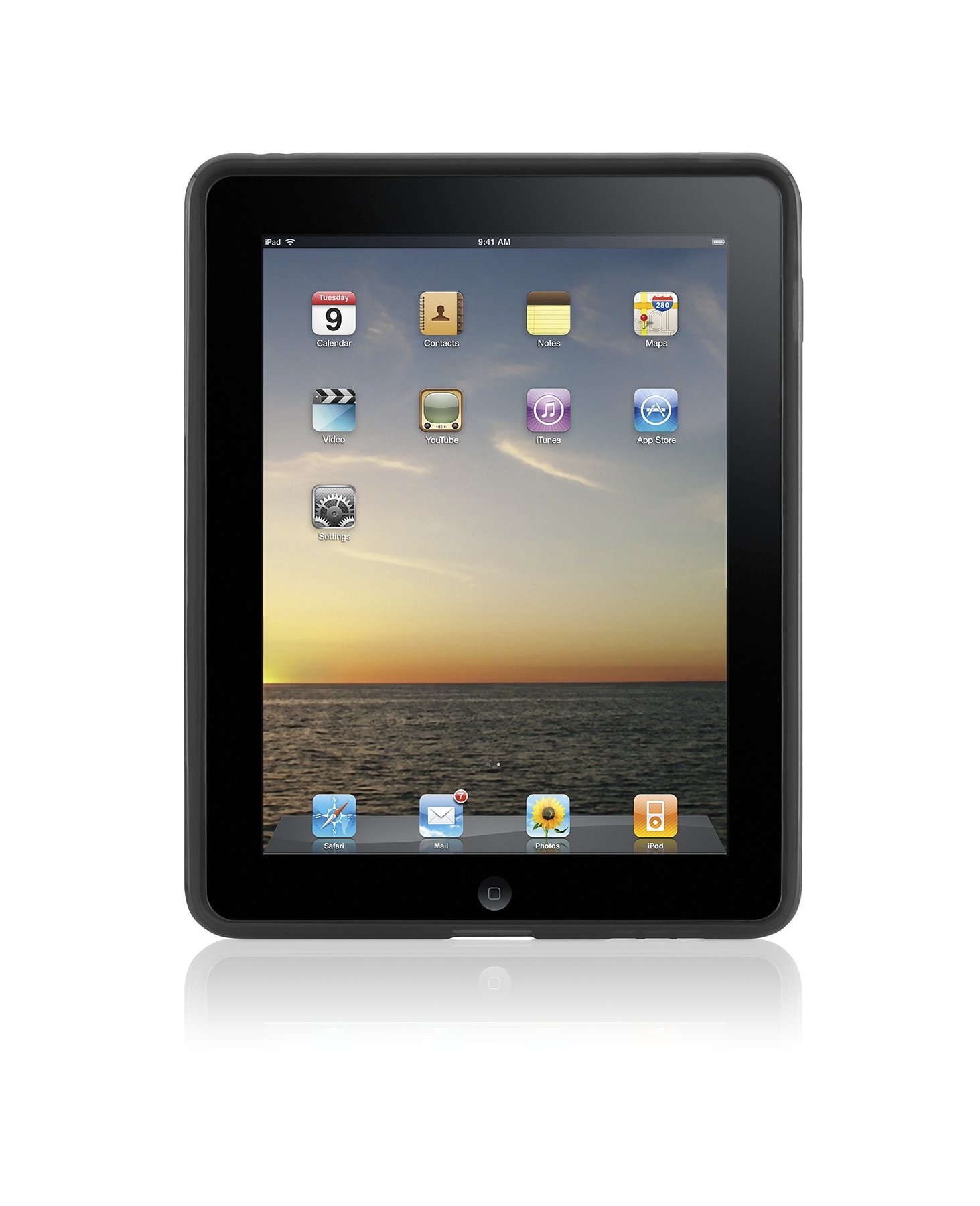 Belkin Grip Vue Protective Case for Apple iPad - Shockproof & Anti-Slip Cover (Black) - Perfect for Work, Travel & Everyday Use