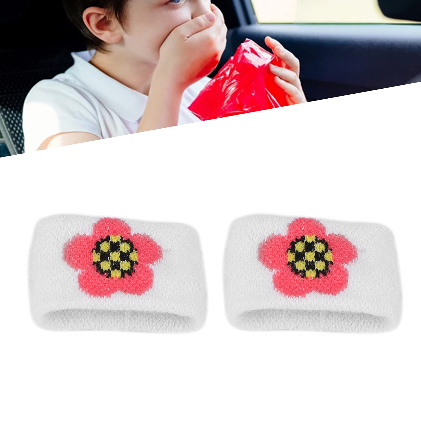 Motion Sickness Relief Wristbands for Travel - Natural Anti Nausea Wrist Bands for Adults & Kids, Non-Drowsy & Drug-Free Motion Sickness Prevention - Perfect for Car, Boat, Plane & Cruise Travel