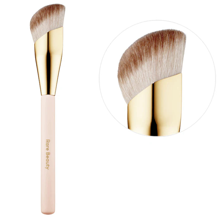 Rare Beauty Liquid Touch Foundation Brush - Soft Synthetic Bristles for Flawless Makeup Application - Perfect for Liquid & Cream Foundations - Ideal for Everyday Makeup & Professional Use