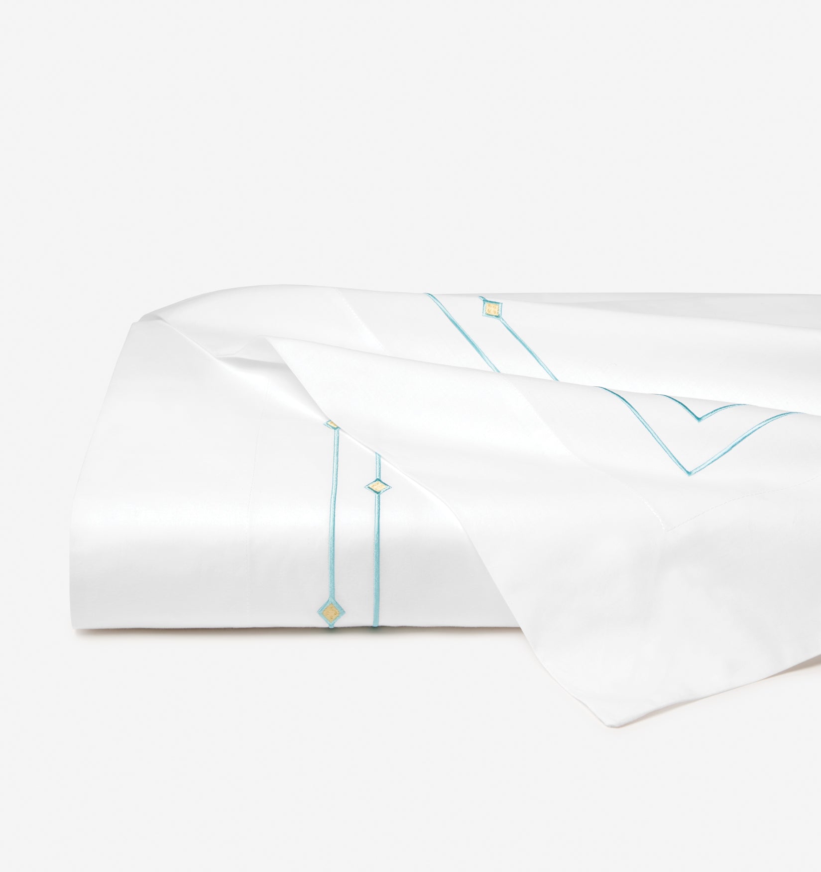 Premium 100% Cotton Diamantini Flat Sheet Set - Soft & Breathable Bedding for Ultimate Comfort - Perfect for Master Bedroom, Guest Room, or Vacation Home