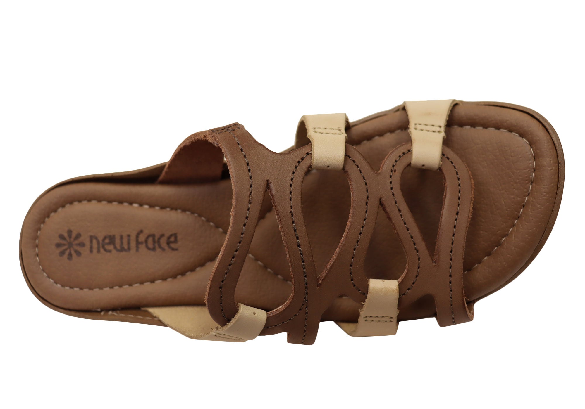 Kestral Women's Comfort Leather Slides Sandals - Soft & Supportive Brazilian-Made Summer Shoes for Beach, Pool & Casual Wear