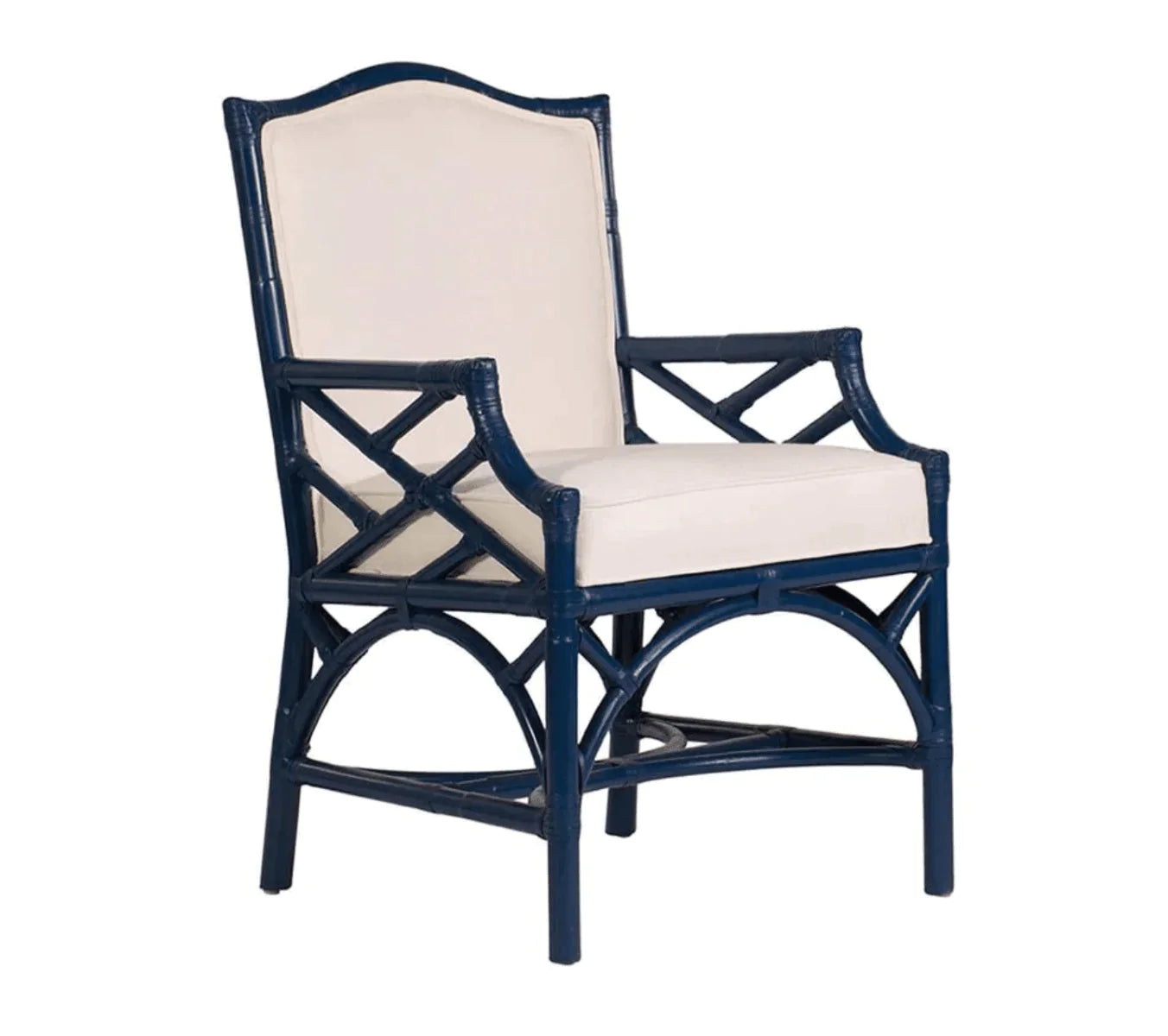 Chippendale Upholstered Armchair - Elegant Wingback Dining Chair with Carved Wood Legs | Perfect for Living Room, Dining Room & Home Office Decor
