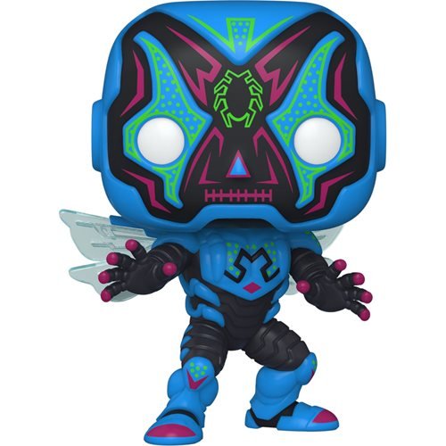 DC Heroes Pop! Vinyl Figure - Blue Beetle Dia de Los Muertos Edition [410] - Collectible Funko Pop for DC Comics Fans & Home Decor