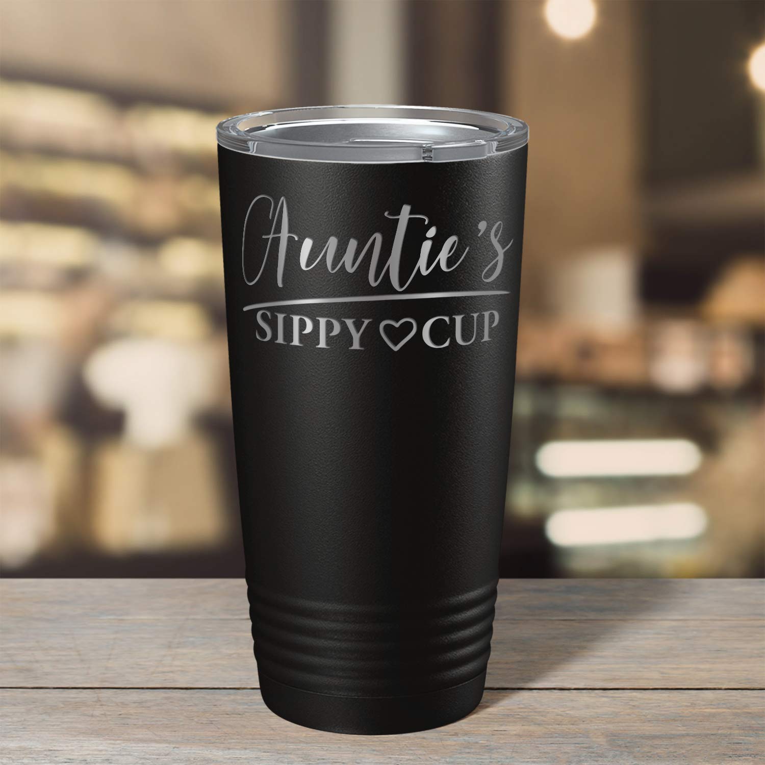 **20oz Insulated Stainless Steel Tumbler with Lid - Leakproof Sippy Cup for Women, Gift Idea for Mom, Auntie, or Sister - Perfect for Coffee, Tea, and On-the-Go Hydration**