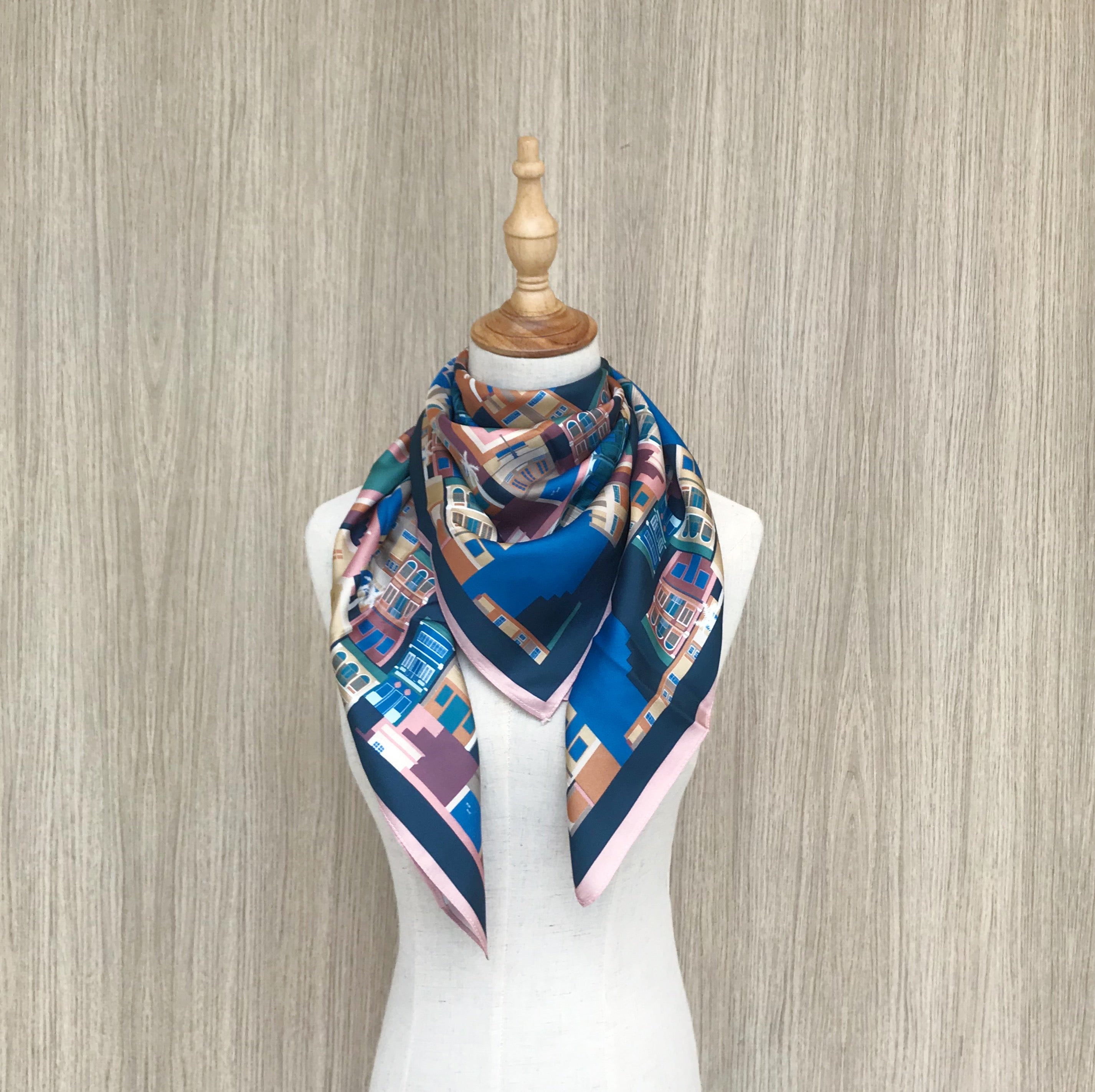 Luxury Singapore Silk Scarf - Handmade Batik Print Shawl for Women - Perfect for Travel, Weddings & Special Occasions