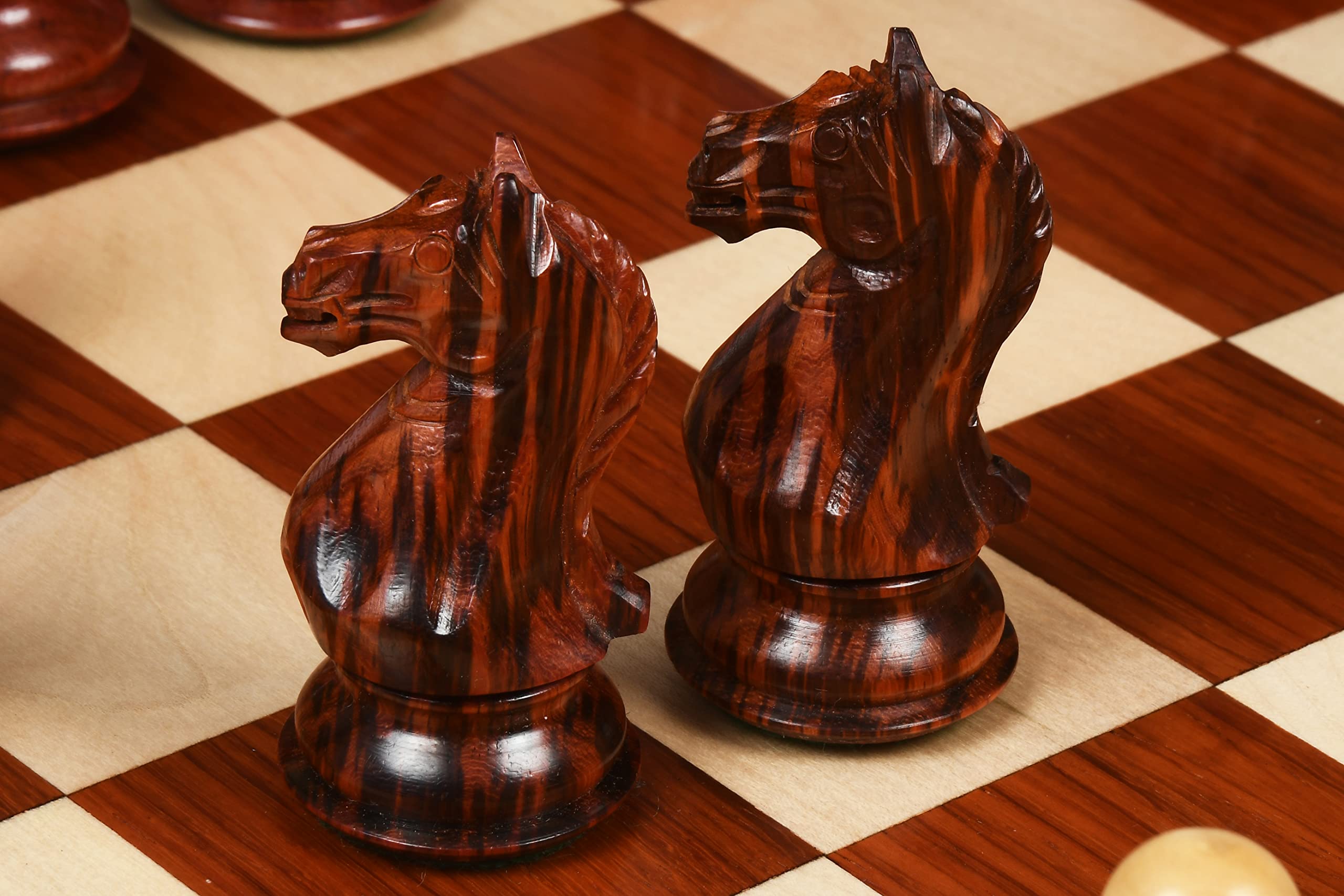 Professional Handmade Staunton Chess Pieces Set - 4.0