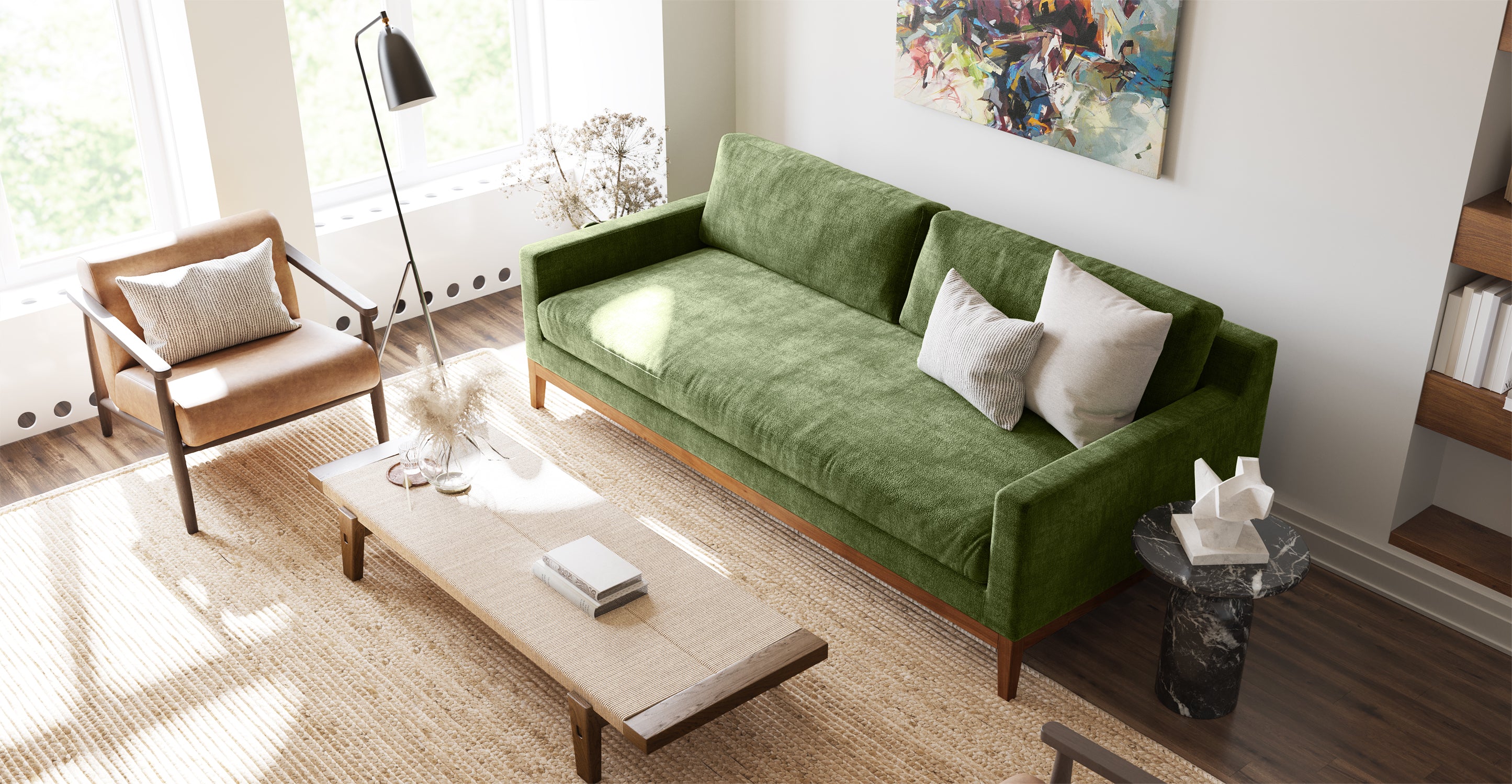 Wells End Table - Modern Side Table for Living Room, Bedroom & Office - Perfect for Lamps, Books & Decor
