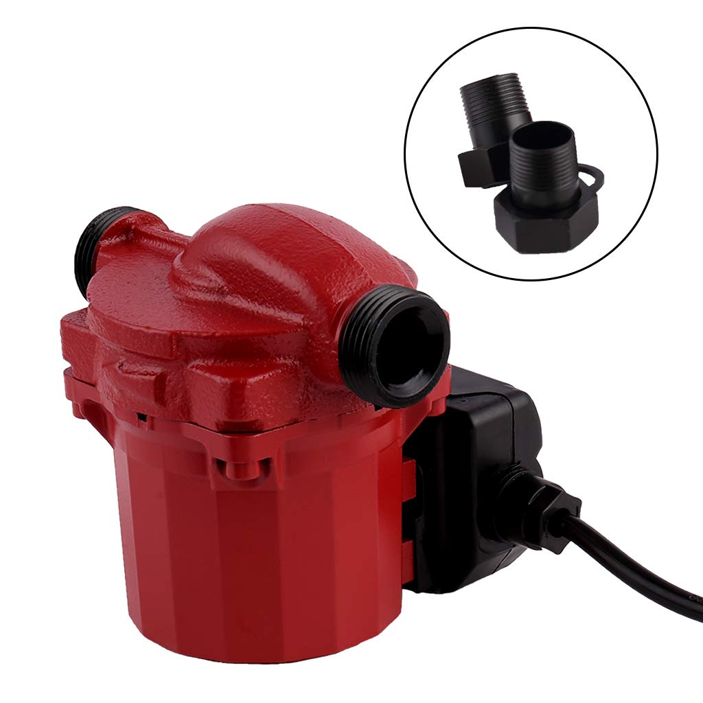 SHYLIYU Solar Hot Water Circulation Pump 46/67/93W with 3 Speed Control - 3000L/H Flow Rate, 6m Max Head - Domestic Hot Water Recirculator for Solar Systems, Home Heating & Water Transfer - Perfect for Energy-Efficient Homes & Eco-Friendly Water Circulation