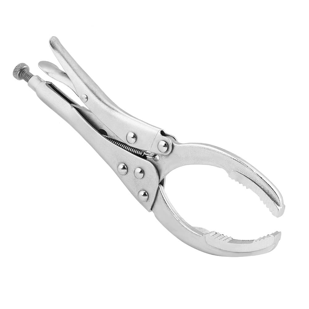 10-Inch Adjustable Oil Filter Wrench & Removal Tool - Universal Car Oil Filter Plier for Easy Replacement | Perfect for DIY Auto Maintenance & Oil Change Services