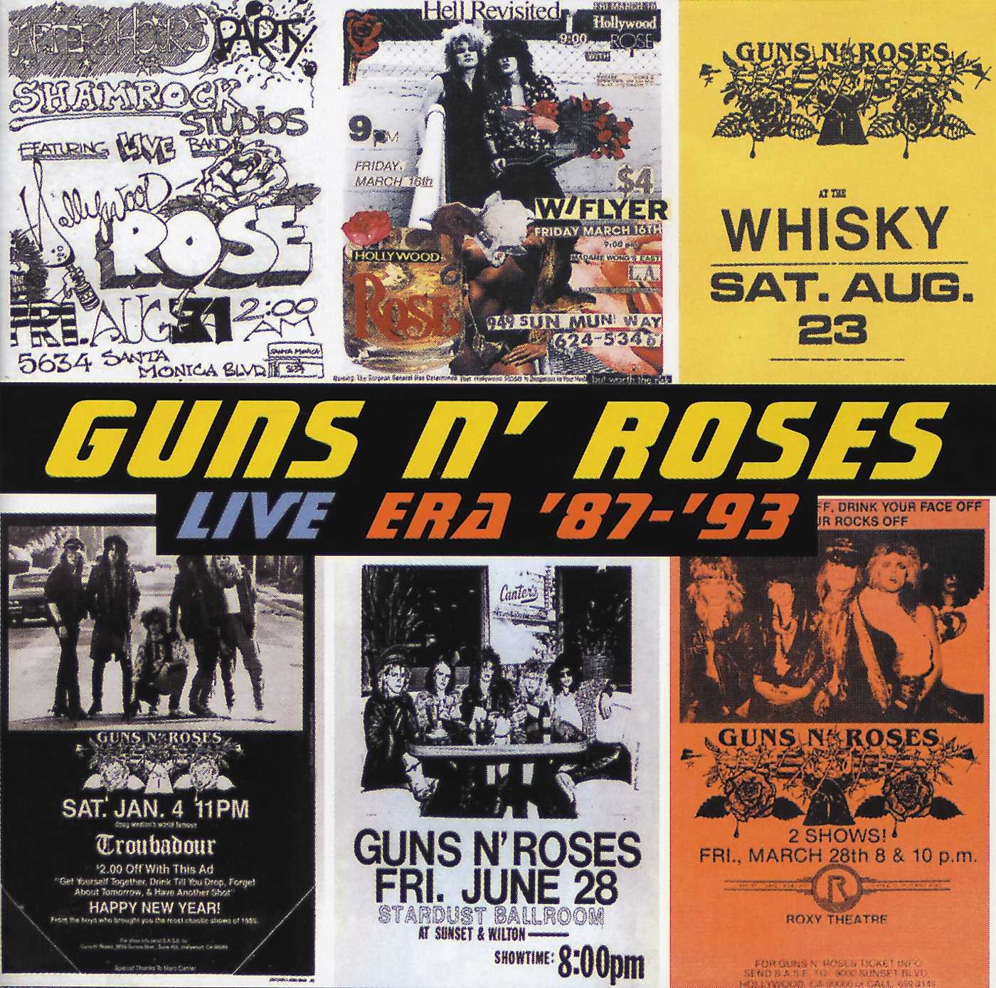 Guns N' Roses Live Era '87-'93 (Explicit Lyrics) - Classic Rock Concert Album for Music Lovers & Collectors