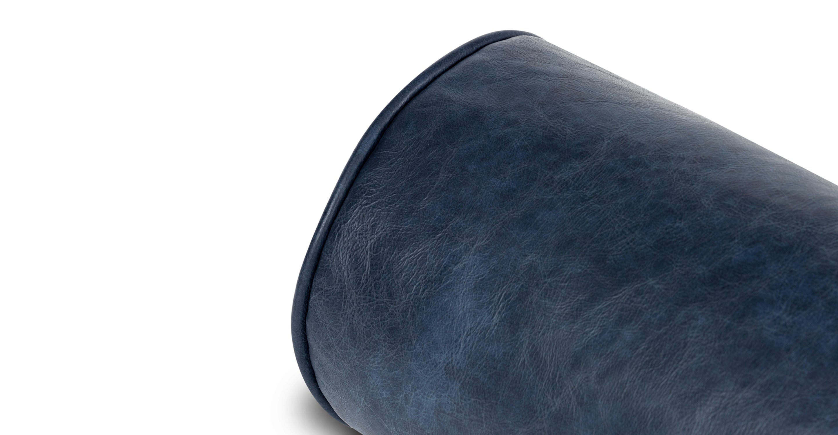 Premium Napa Leather Bolster Pillow Set - Luxury Sofa Cushions for Living Room, Bedroom & Office Decor (Set of 2) - Perfect for Home Styling, Reading Nook & Relaxation