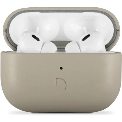Vegan Leather Case for AirPods Pro 2nd/1st Gen - Premium Protective Cover for Wireless Earbuds - Perfect for Travel, Work, and Gym Use