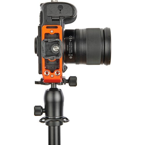 3 Legged Thing Zooey QD L Bracket for Nikon Z8 Camera (Copper) - Quick Release Plate for Tripod & Monopod, Perfect for Photography & Videography