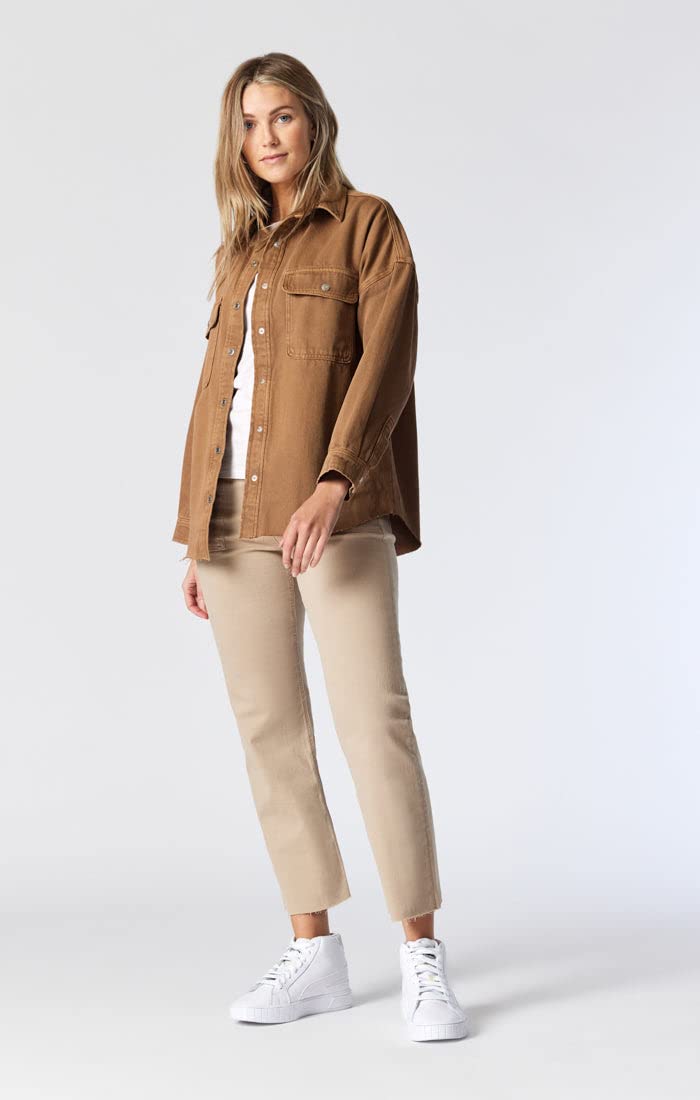 Mavi Women's Tamara Denim Shirt - Stylish Long Sleeve Button Down Shirt for Casual & Office Wear - Perfect for Layering, Date Nights & Everyday Outfits