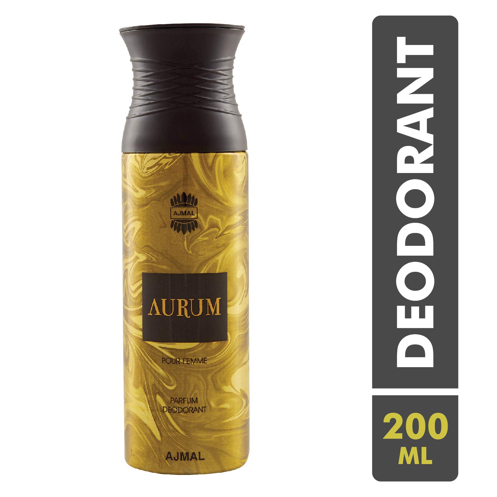 Ajmal Carbon & Aurum Deodorant Gift Set for Men & Women - 200ml (Pack of 2) | Long-Lasting Fragrance for Everyday Use, Gym & Special Occasions