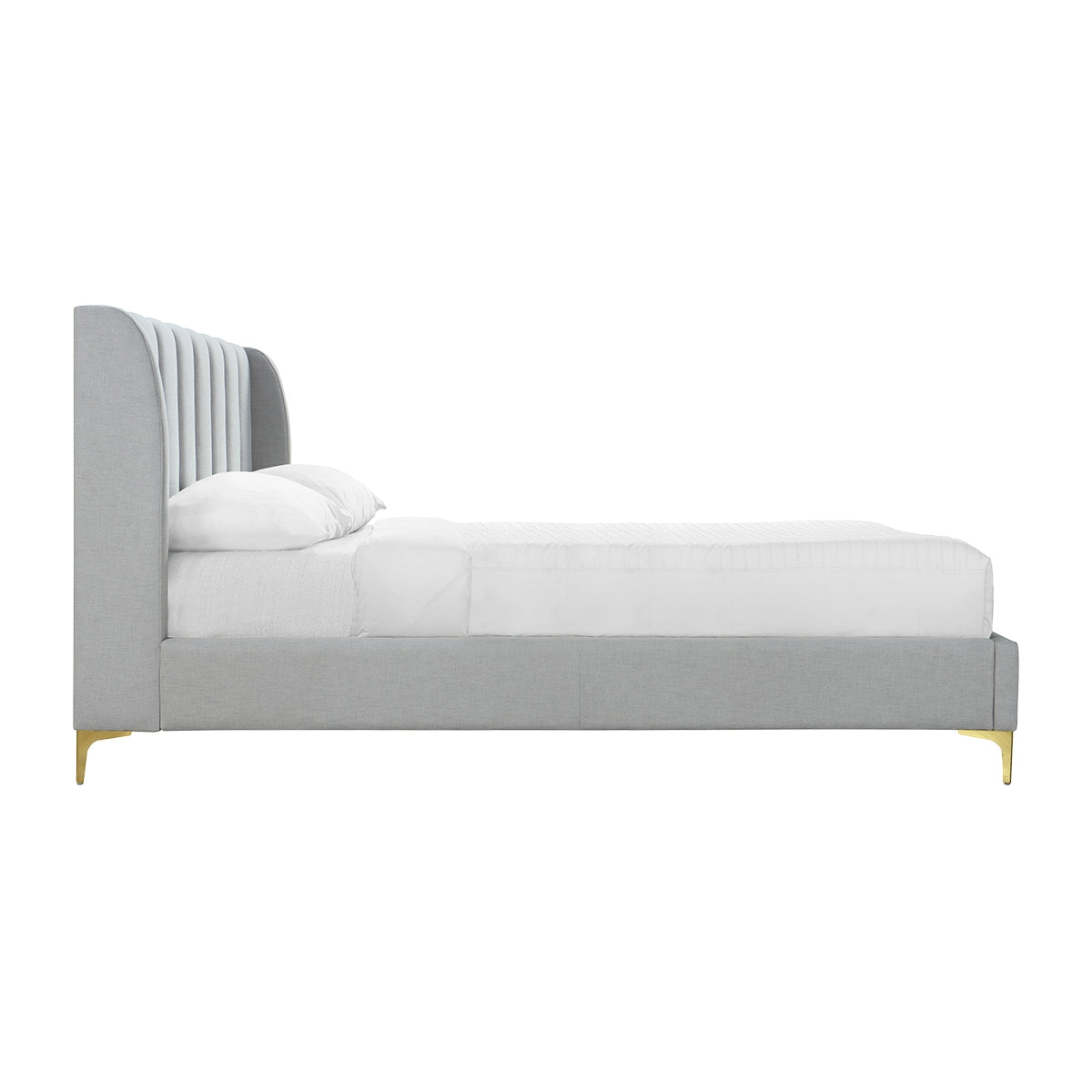 Premium Georgia Fabric King Single Bed - Soft, Durable & Breathable for Ultimate Comfort | Perfect for Guest Rooms, Dorms & Small Spaces