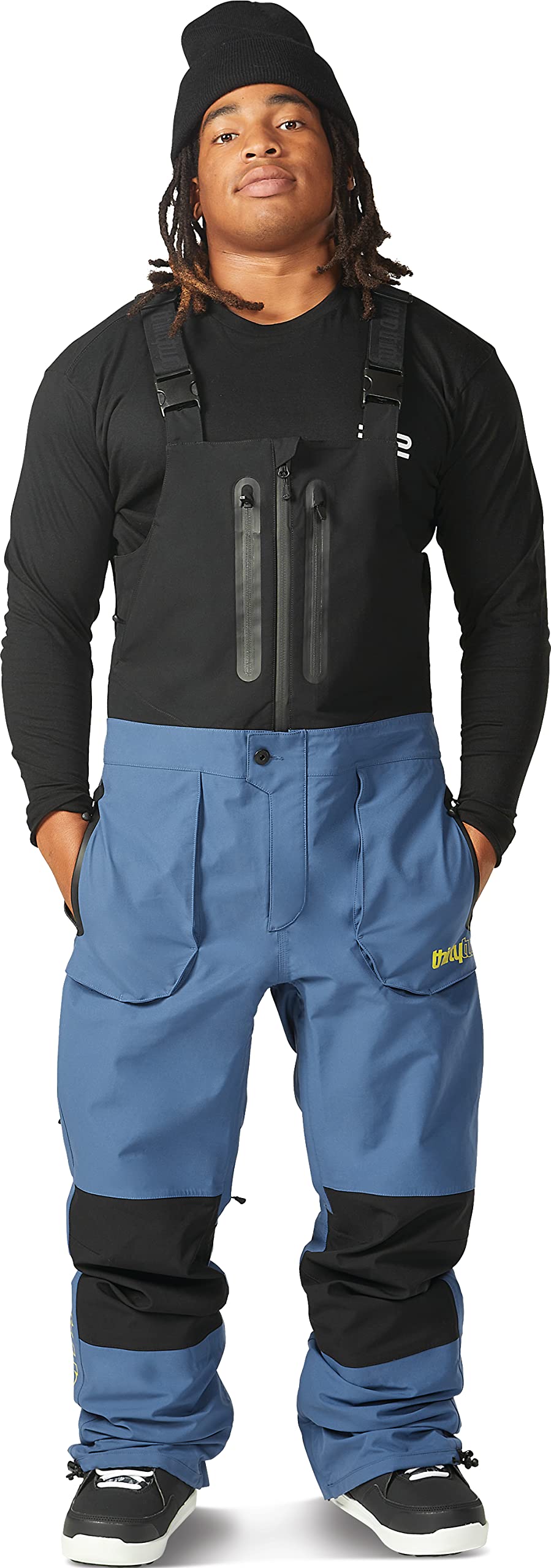 Men's TM-3 Bib Overalls - Durable Work Pants for Construction, Farming & Outdoor Activities | Heavy Duty Denim Coveralls with Multiple Pockets