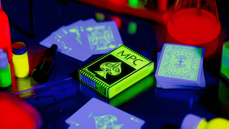 Glow in The Dark Playing Cards - Neon Edition for Poker, Magic Tricks & Nighttime Games | High-Visibility Deck for Ultimate Fun