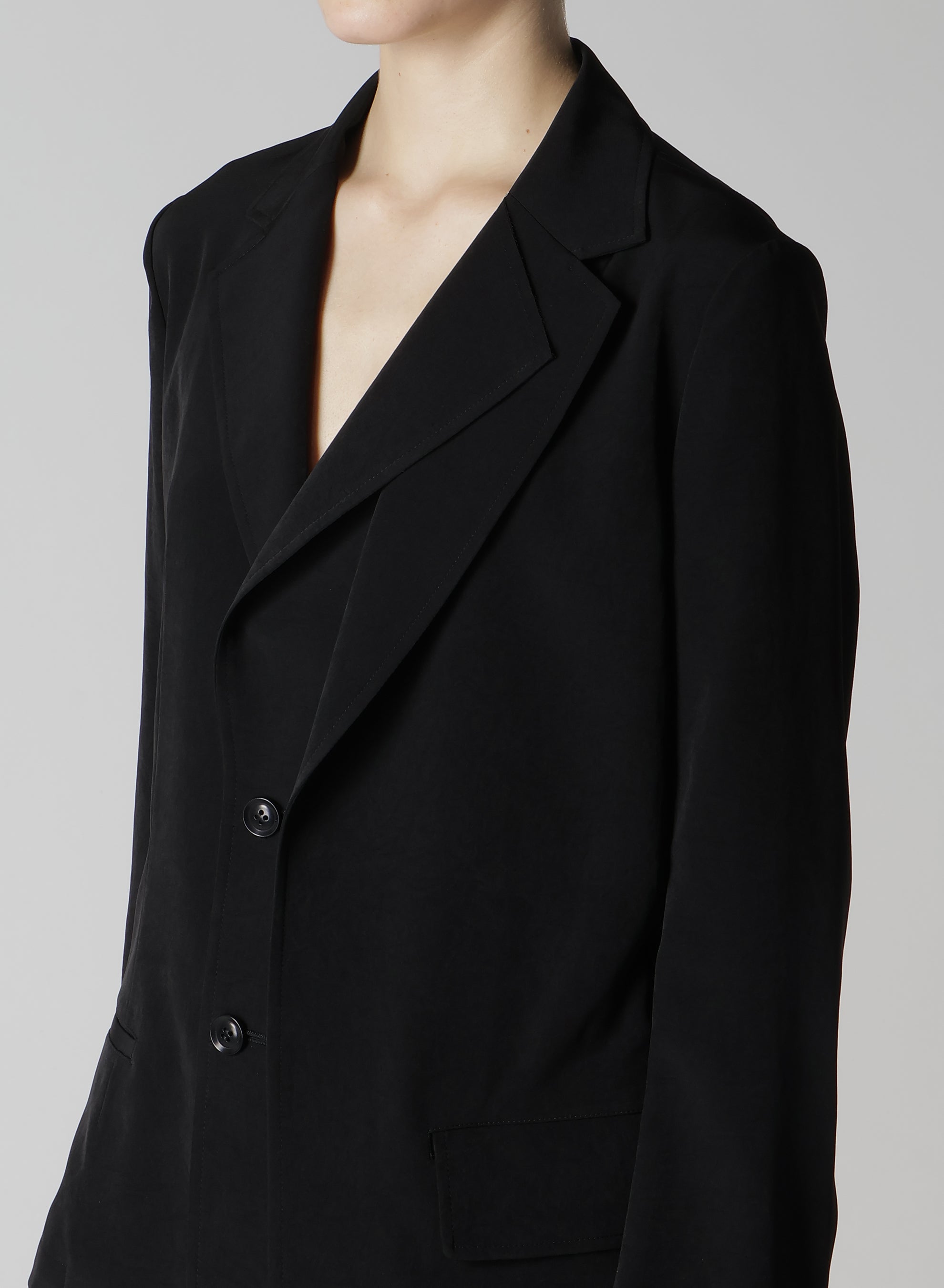 Elegant Crepe de Chine 2-Layer Jacket for Women - Lightweight & Stylish Outerwear for Office, Travel & Casual Wear