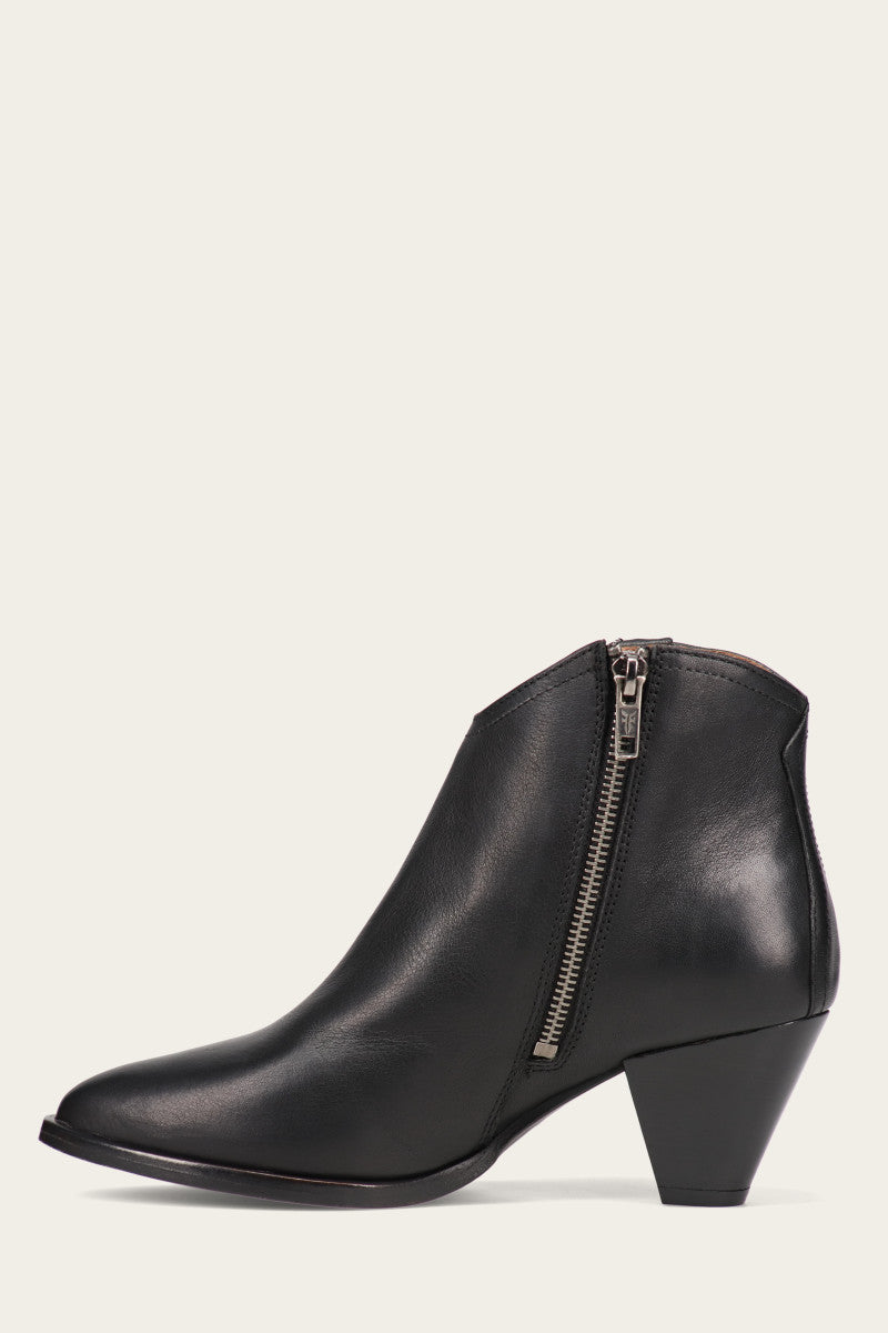 Vintage June Western Shootie Boots - Authentic Pre-Owned Cowgirl Ankle Boots for Women | Perfect for Country Rodeo, Line Dancing & Western Fashion