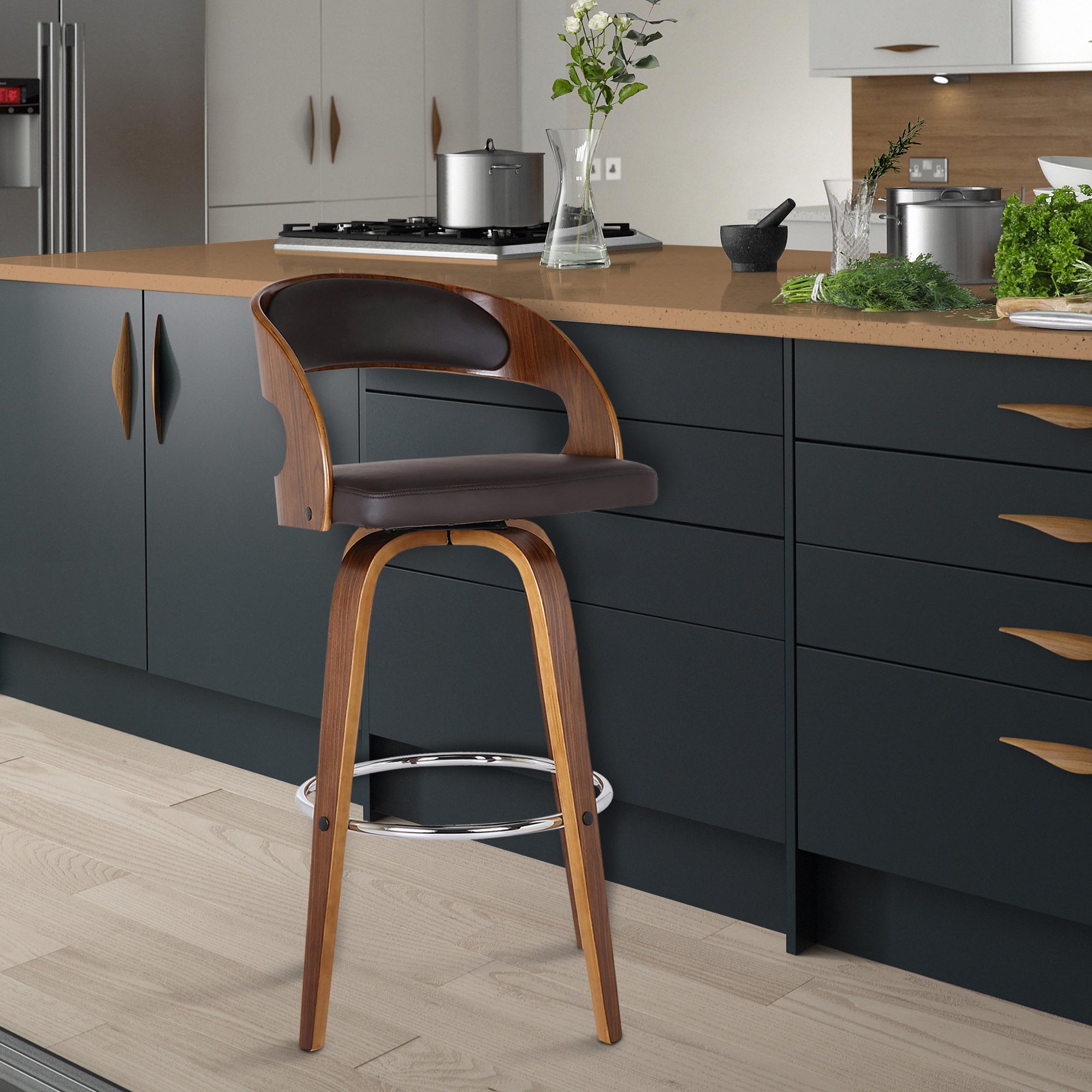 Armen Living Arctic Bar Stool - 30