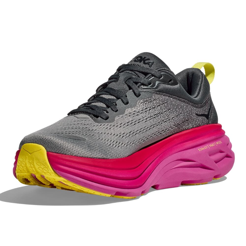 Hoka Women's Bondi 8 Running Shoes - Lightweight Cushioned Sneakers for Road Running, Walking & Gym Workouts | Perfect for Marathon Training, Jogging & Everyday Comfort