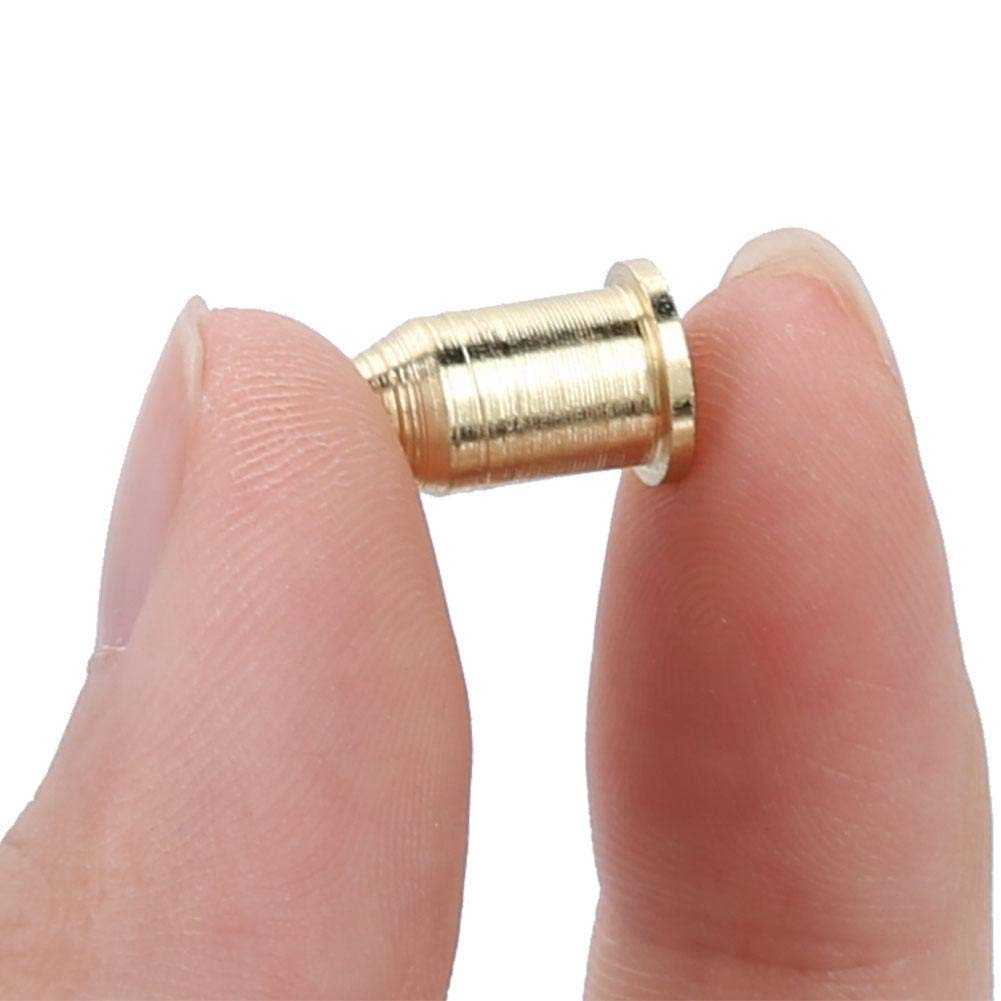 BNineteenteam 6-Piece Guitar Through-Body String Ferrules Kit - Premium Electric Guitar Bridge String Retainers for Enhanced Tuning Stability | Perfect for DIY Guitar Repair & Upgrades