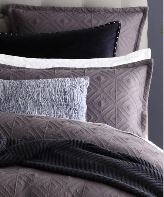 Royal Doulton Kalvin Charcoal Quilt Cover Set - Premium Bedding for Cozy & Stylish Bedrooms - Perfect for Master Bedrooms, Guest Rooms & Luxury Hotels
