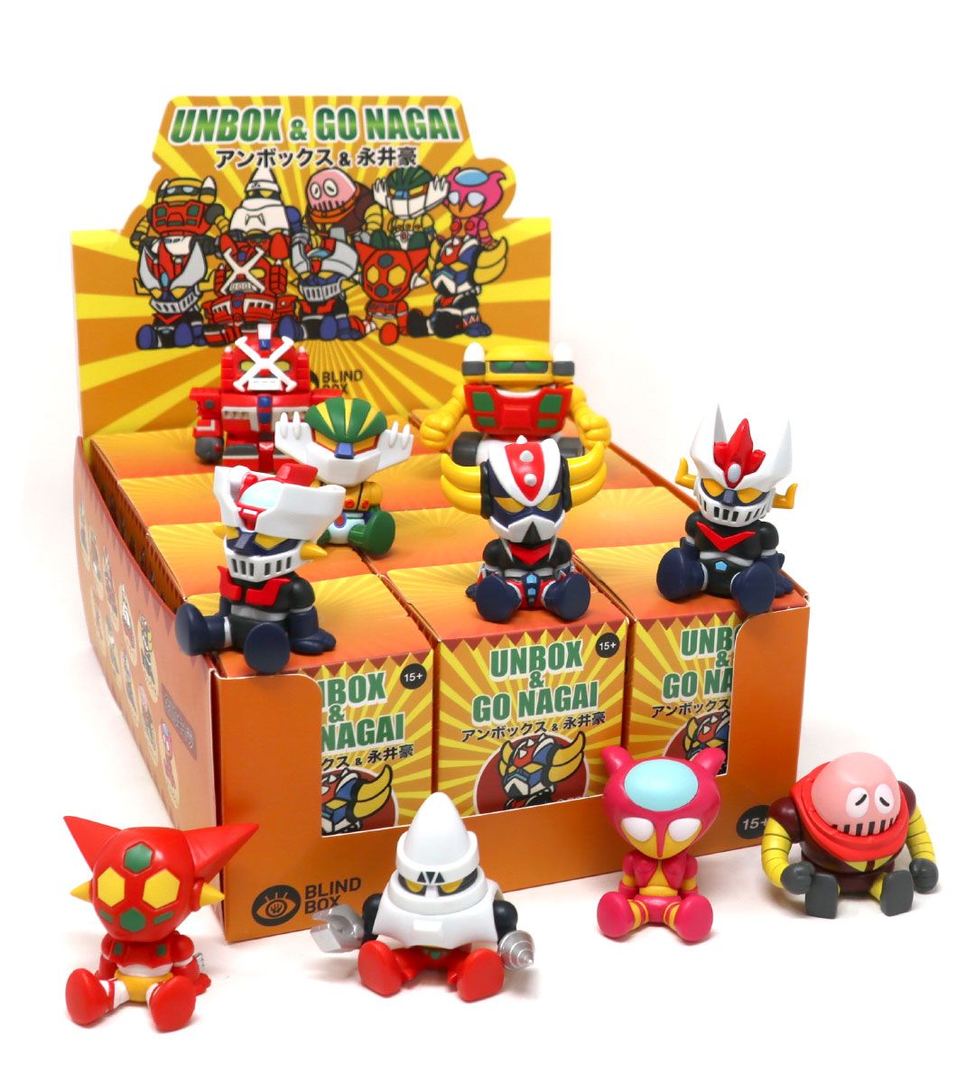 Go Nagai x Unbox Exclusive Collectible Figures - Limited Edition Anime Merchandise for Fans | Perfect for Display, Gifts, and Anime Collections