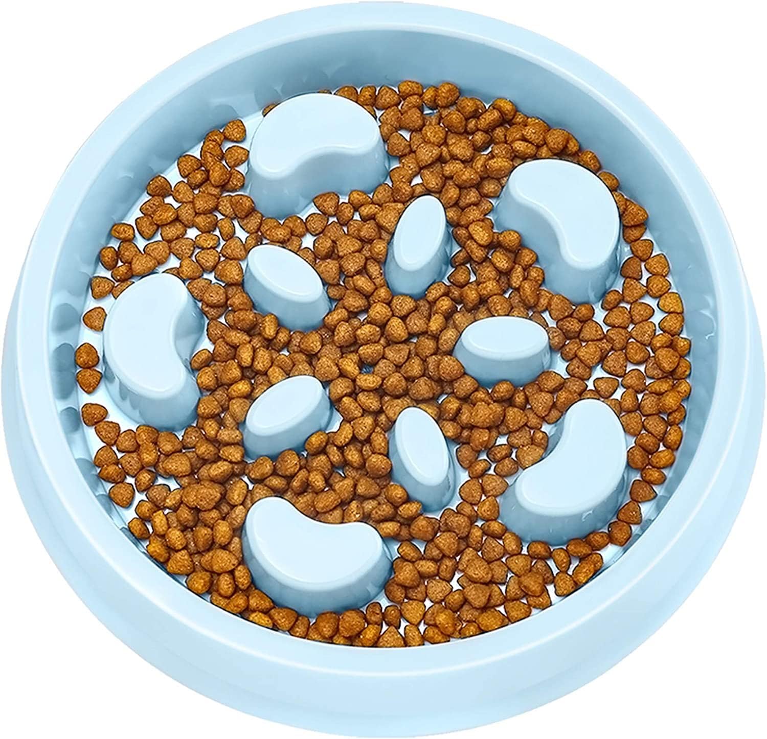 PAVITYAKSH Slow Feeder Dog Bowl - Non-Slip Puzzle Feeder for Small & Large Dogs - Interactive Bloat Stop & Anti-Choking Design - Perfect for Fast Eaters, Mealtime Enrichment, and Portion Control