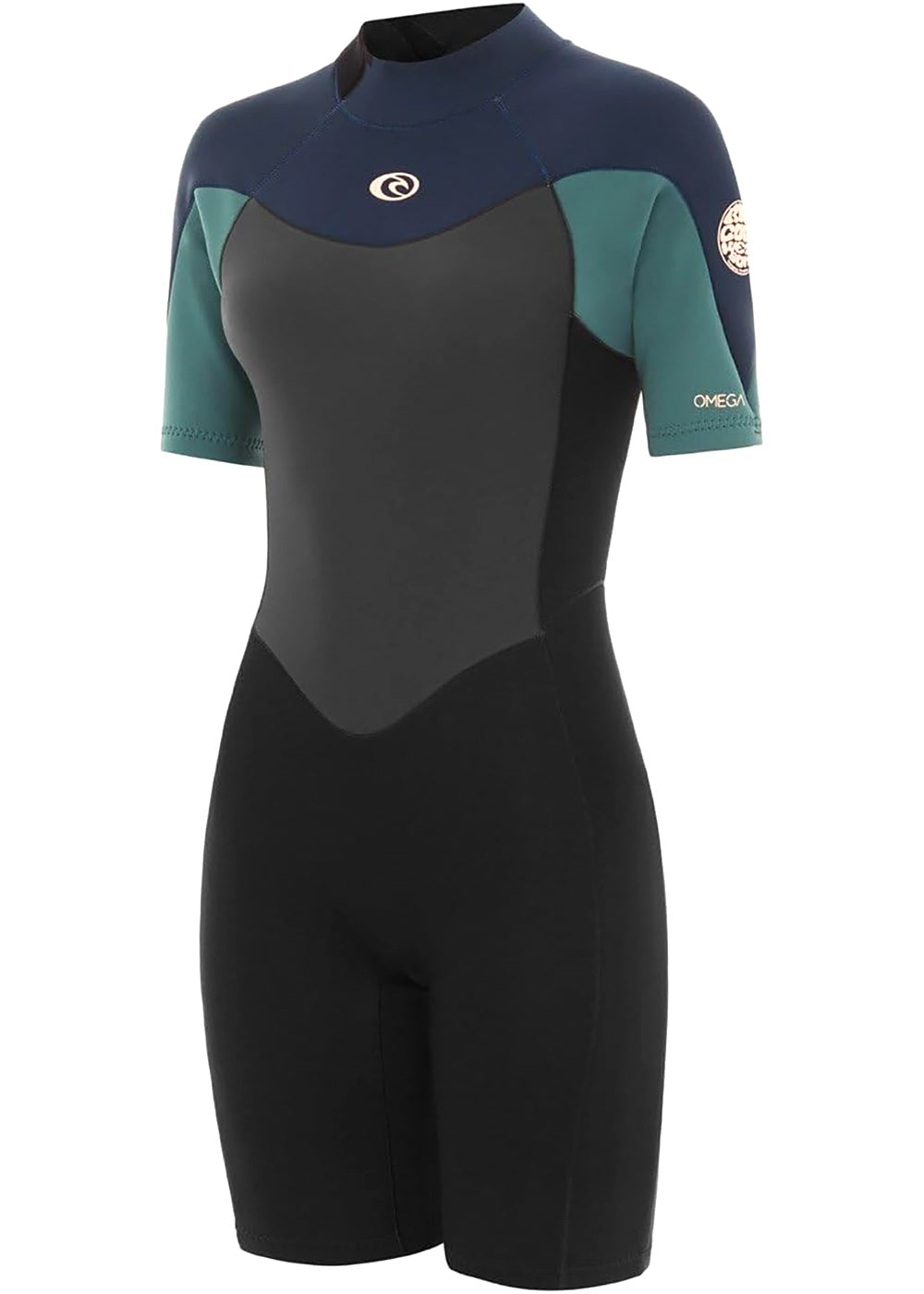 Rip Curl Women's Omega 1.5mm BZ Spring Suit Wetsuit - Full Body Neoprene Swimsuit for Surfing, Diving & Water Sports