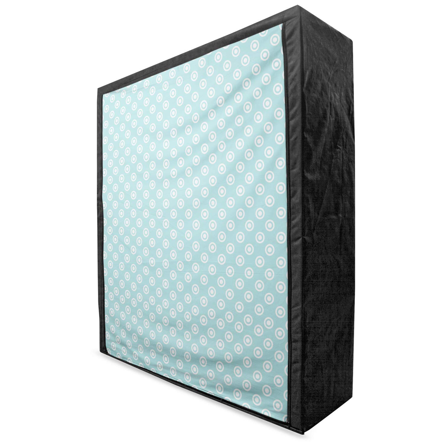 Ambesonne Abstract Portable Fabric Wardrobe with Circles Polka Dots Design - 59
