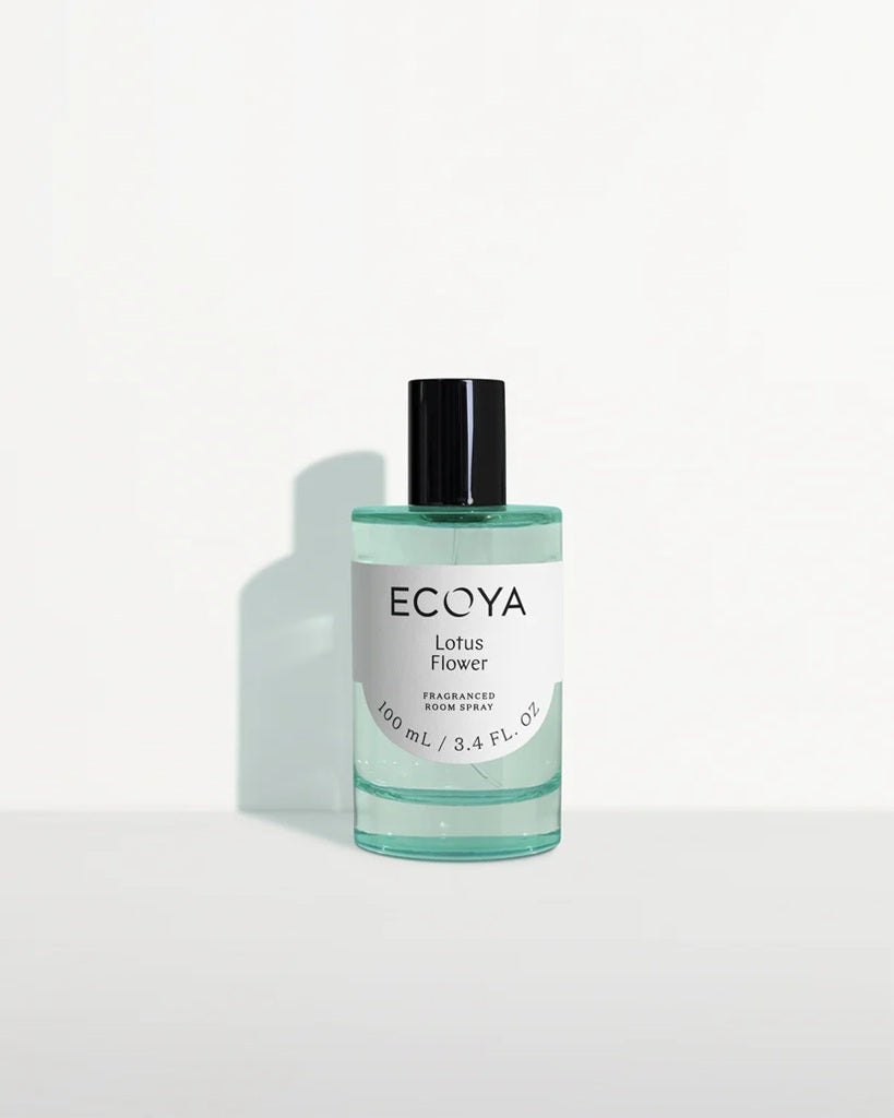 Ecoya Lotus Flower Room Spray - Natural Air Freshener for Home, Bedroom, Bathroom & Office | Relaxing Aromatherapy Scent for Stress Relief & Better Sleep