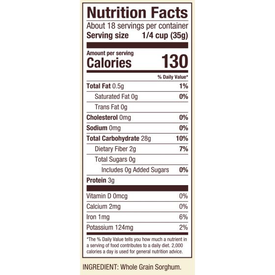 Organic Sweet White Sorghum Flour by Bob's Red Mill - Gluten-Free, Non-GMO Baking Flour for Bread, Cookies & Pancakes - Perfect for Gluten-Free & Paleo Diets