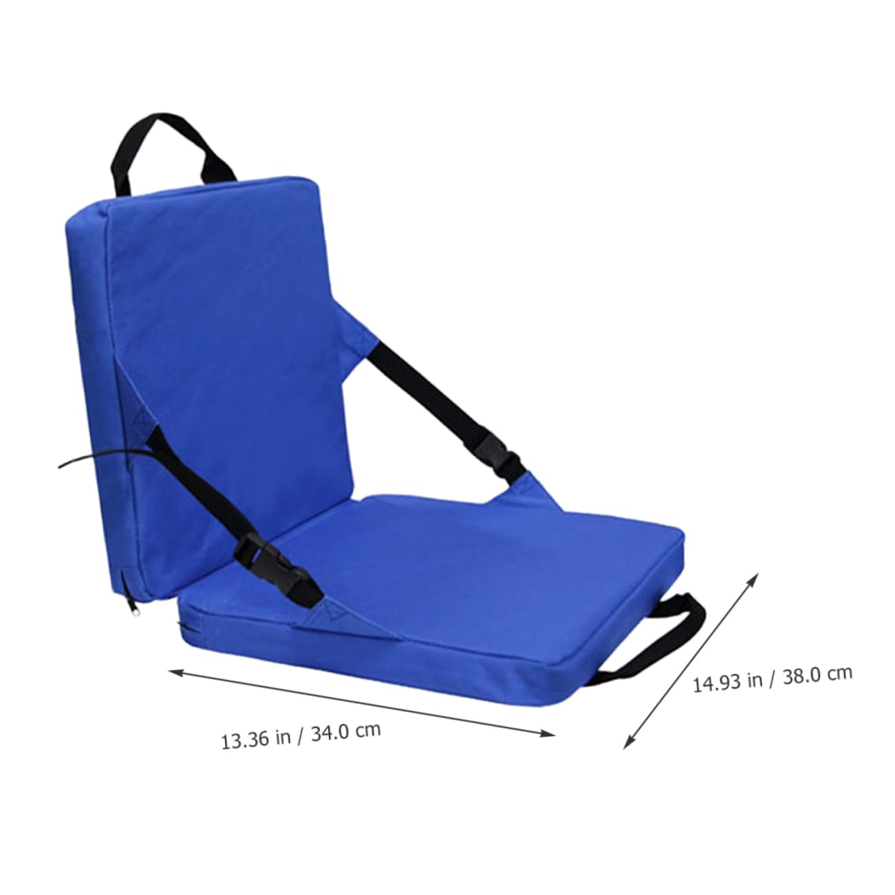 Toddmomy Outdoor Chair Cushions - Waterproof Portable & Foldable Camping Chair Pads for Patio, Lawn, Beach, Picnic, Backyard, and Travel Comfort
