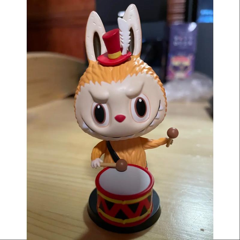 Labubu The Monsters Forest Concert Series Military Drum - Cute Collectible Vinyl Figure for Display, Gifts & Anime Fans | Perfect for Shelf Decor, Office Display & Pop Culture Collections