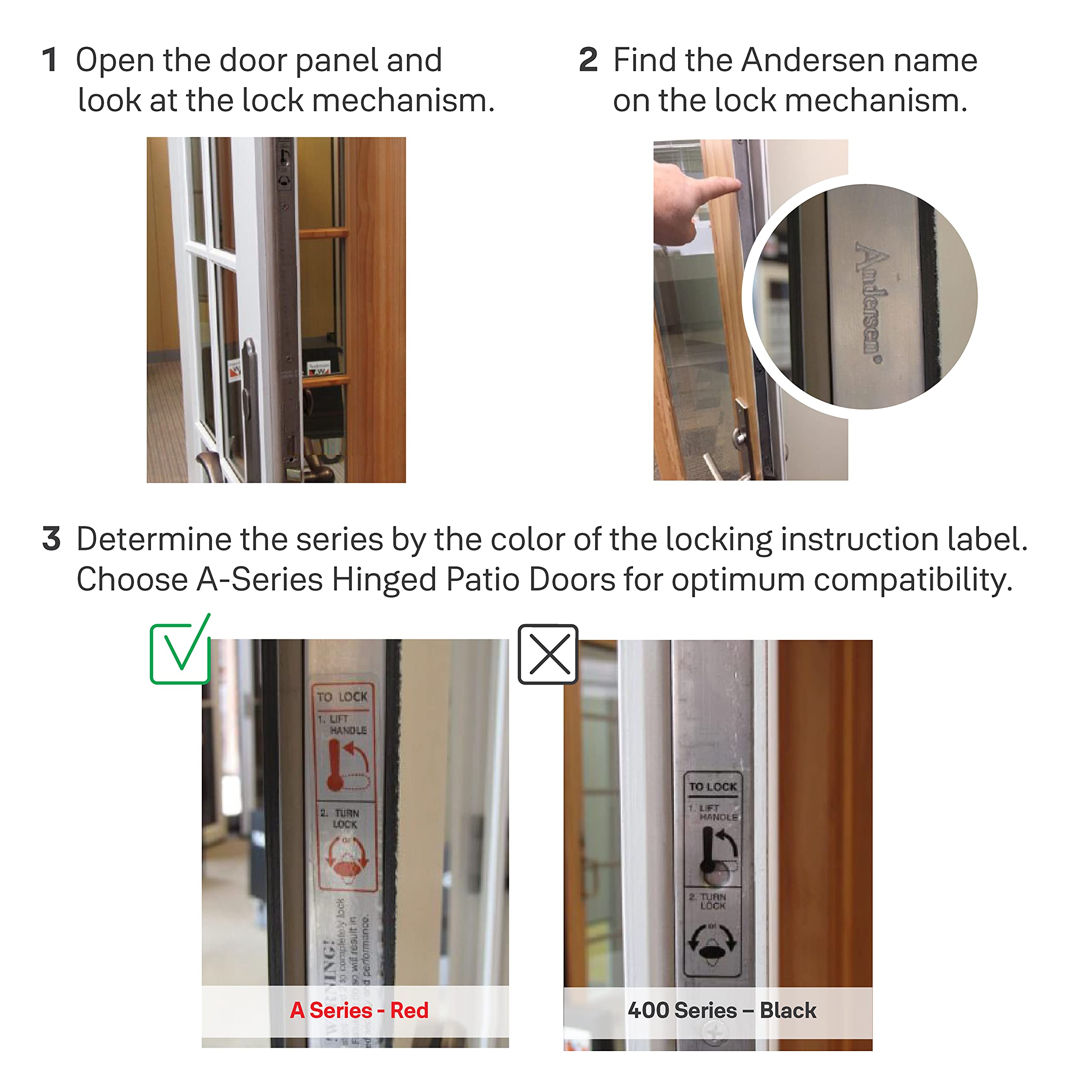 Yale Assure Lock for Andersen® Patio Doors - Smart Wi-Fi & Bluetooth Keypad Door Lock with Handle, Black (YRM276-CB1-BLK) | Secure Your Home & Control Access Remotely