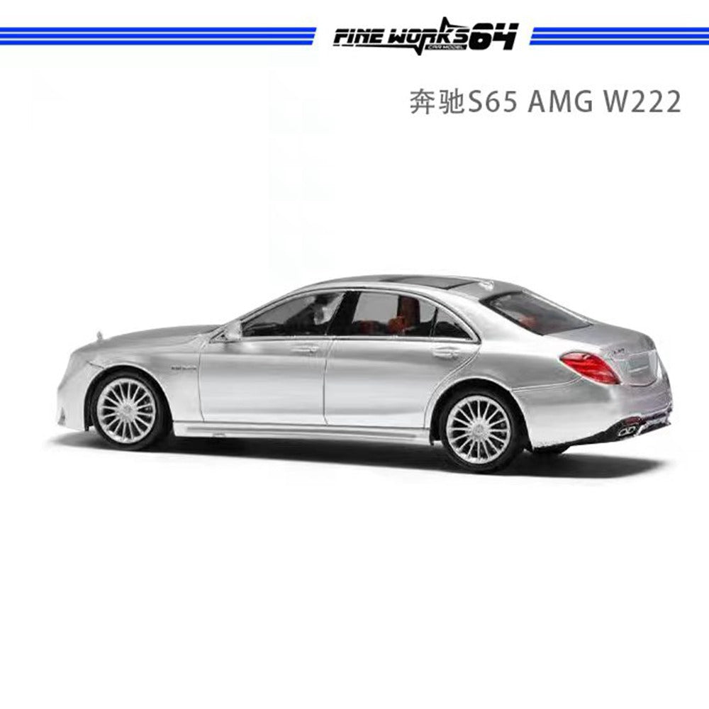 1:64 Mercedes Benz S65 AMG W222 Diecast Model Car - Limited Edition Collectible Toy for Adults & Kids - Perfect for Display, Gifts, and Car Enthusiast Collections