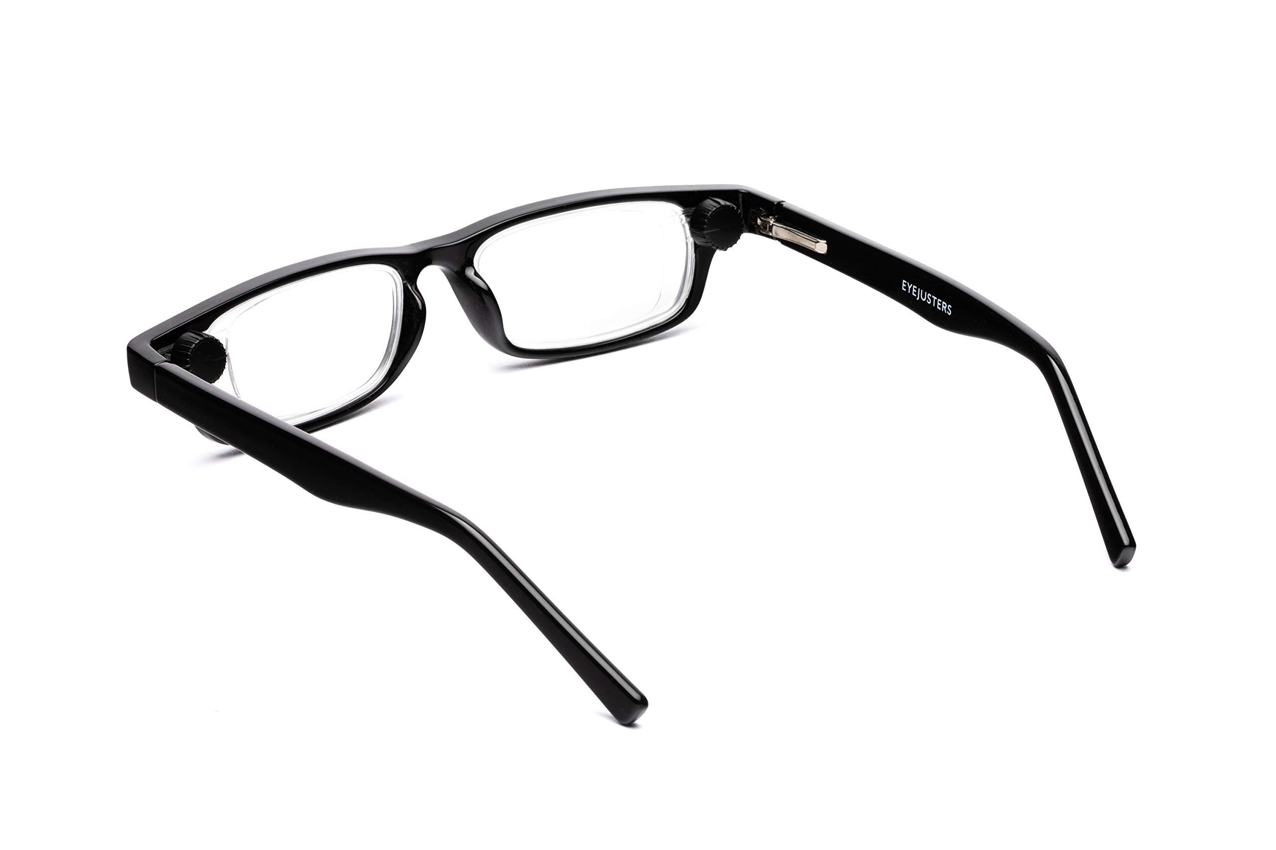 Self-Adjusting Reading Glasses - Oxford Style Gray Tortoise Frame for Men & Women - Perfect for Reading, Computer Work & Outdoor Activities
