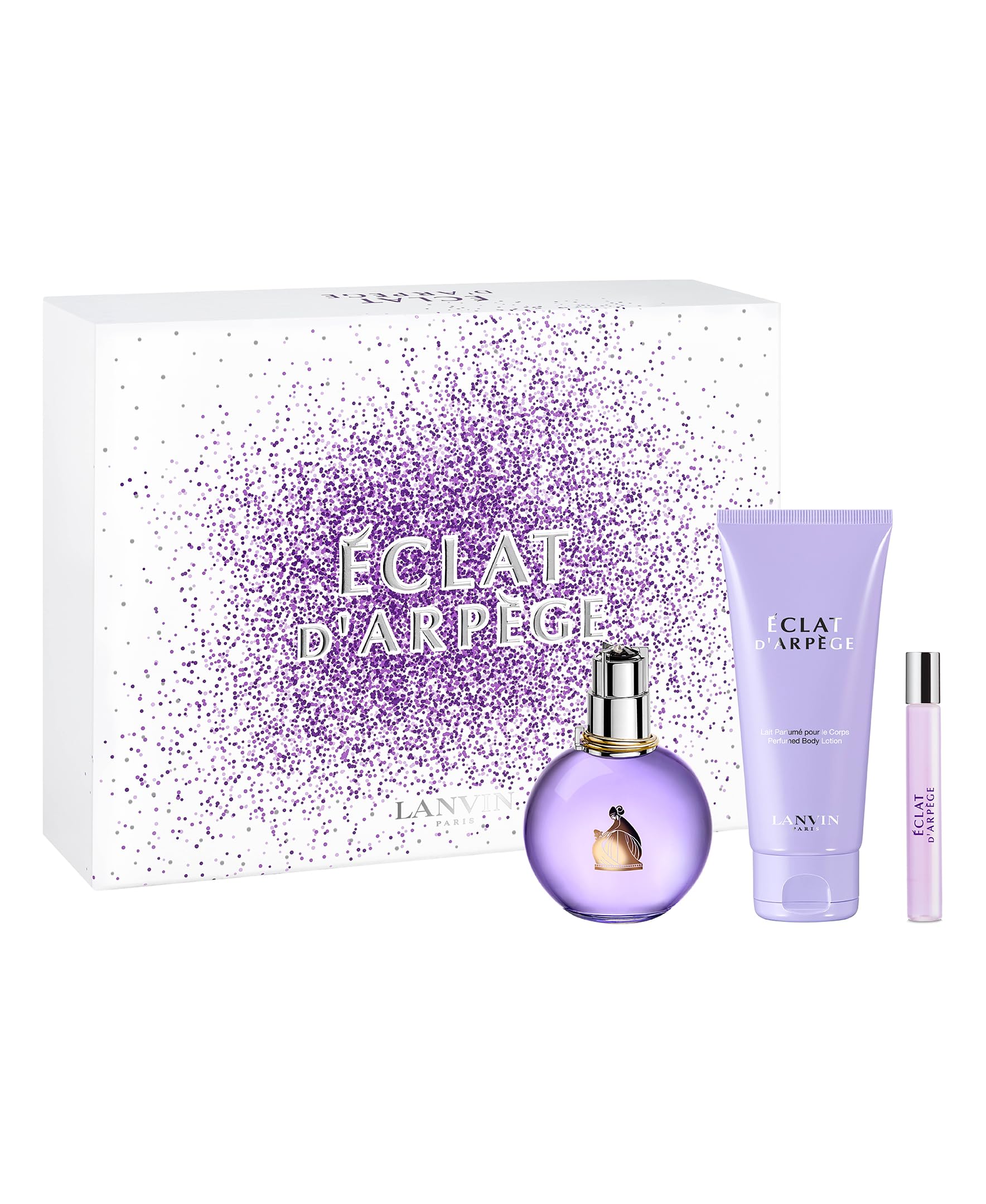 Lanvin Eclat d'Arpege 3 Piece Gift Set for Women - Perfume, Body Lotion & Shower Gel - Luxury Fragrance Gift Set for Her - Perfect for Birthdays, Anniversaries & Special Occasions