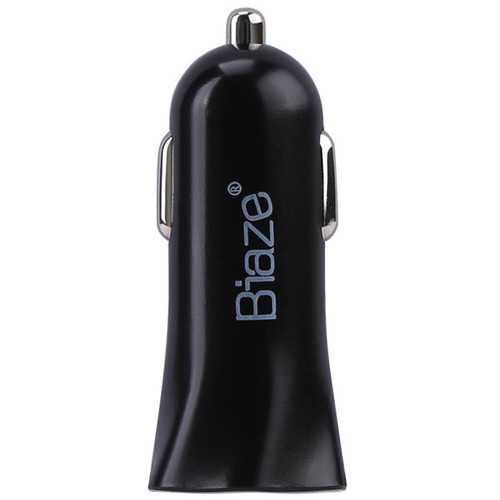 BIAZE MC5 5V 3.4A Fast Dual USB Car Charger Adapter for iPhone, Samsung, iPad - Perfect for Road Trips & Travel Charging